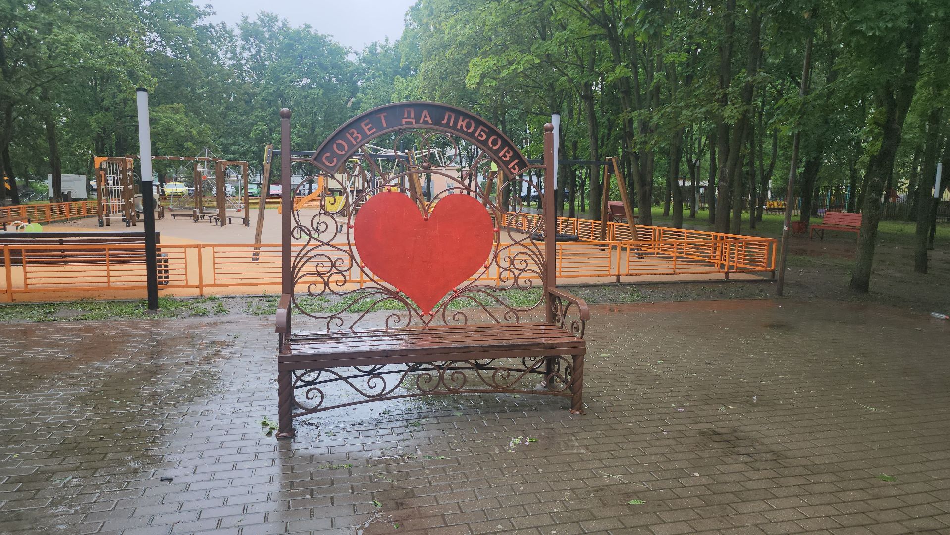 благоустройство двора, щёлково, новая площадка, медвежьи озера,