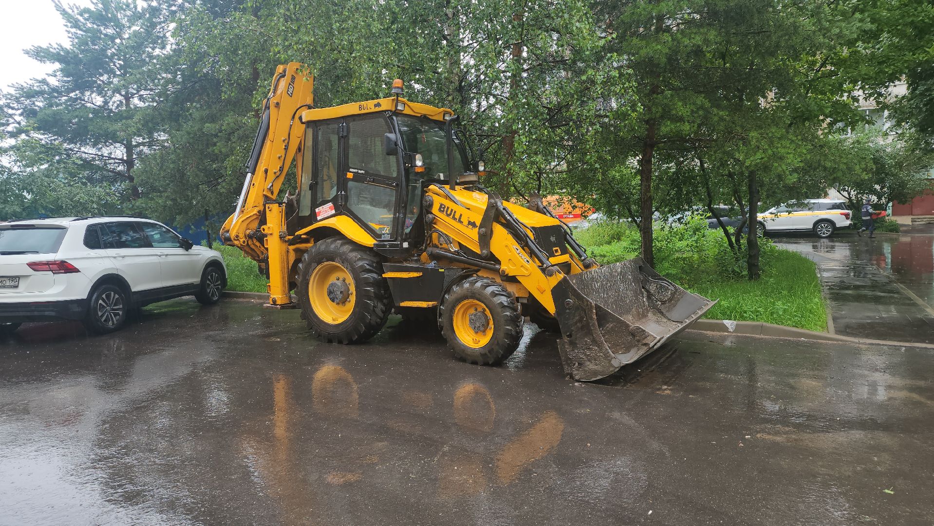 благоустройство двора, щёлково, новая площадка, медвежьи озера,