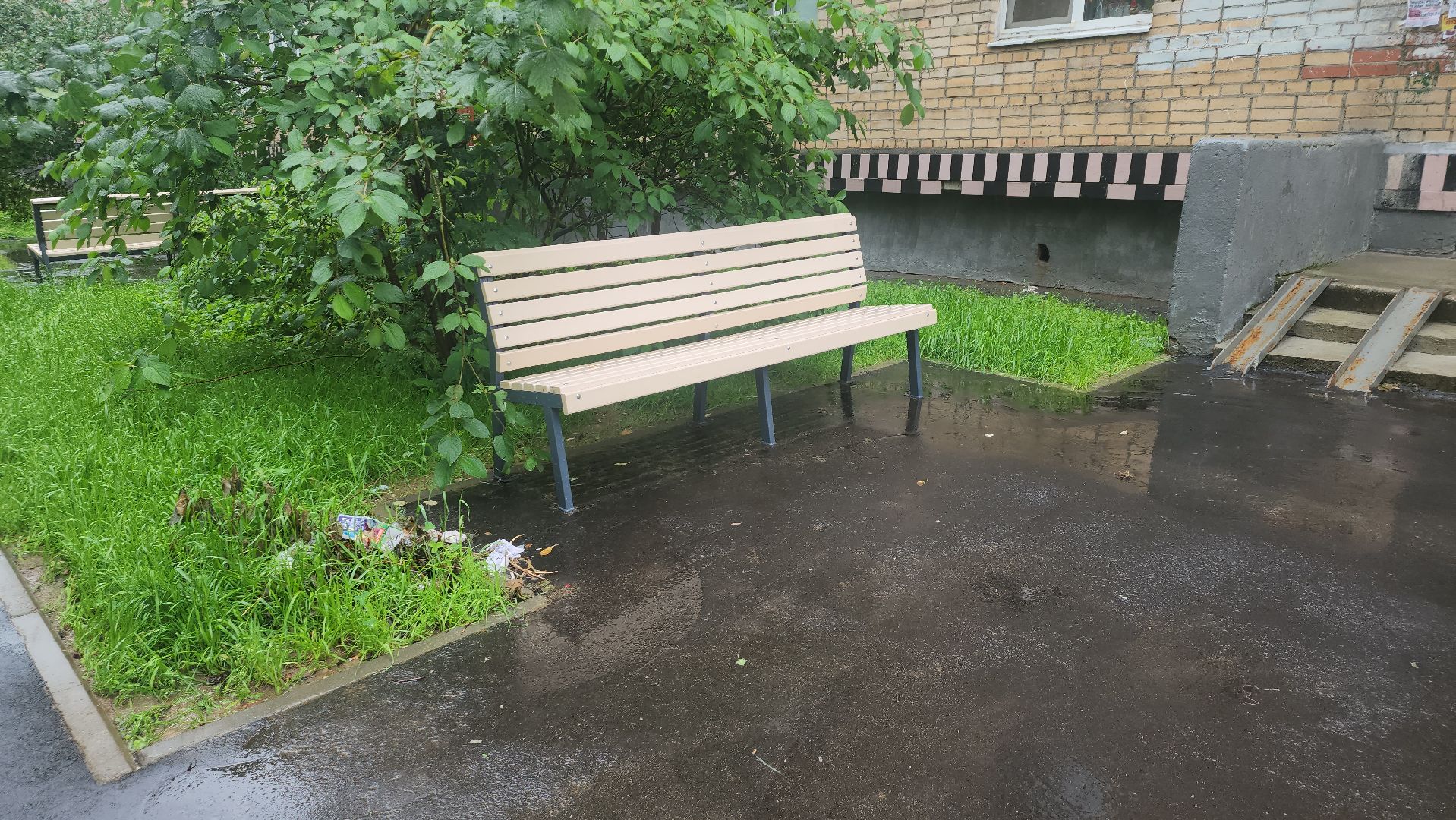 благоустройство двора, щёлково, новая площадка, медвежьи озера,