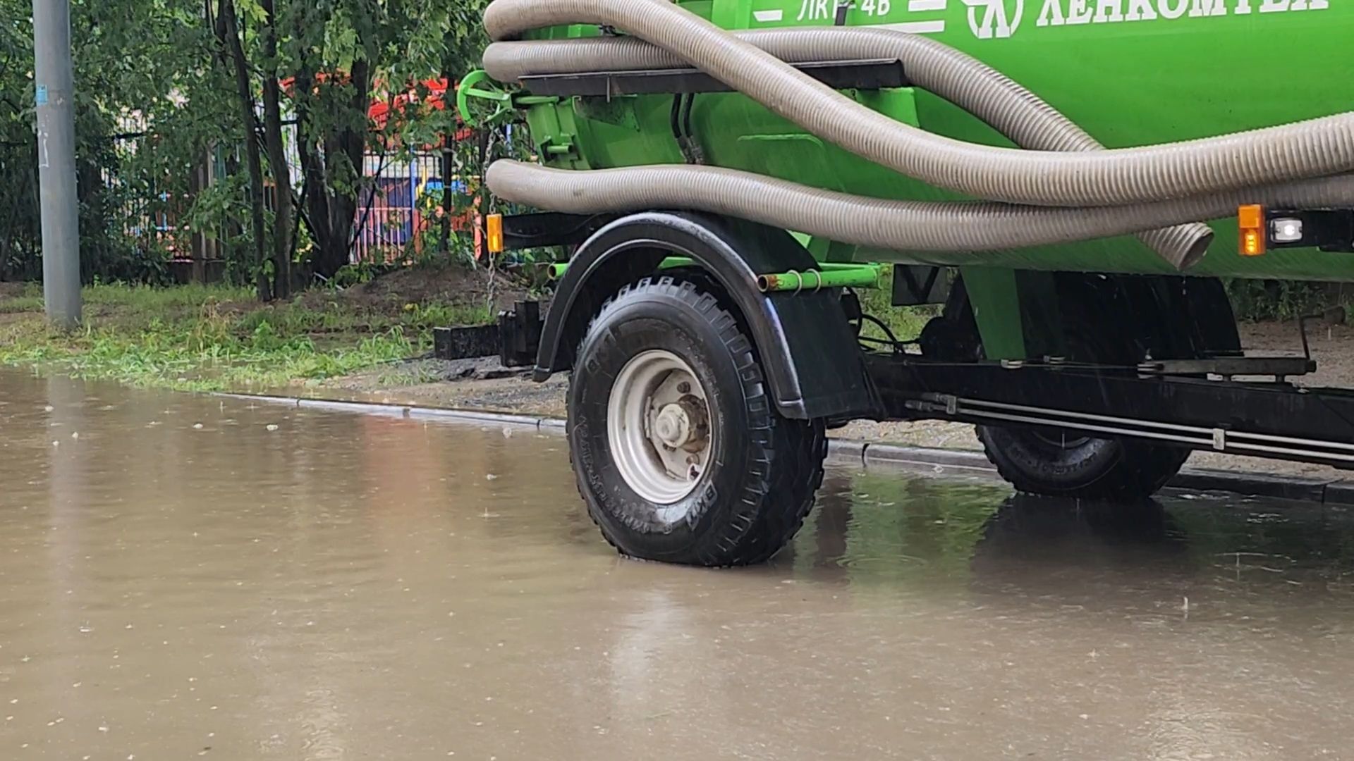 подтопления, ливень, коммунальные службы,  старая купавна, богородский городской округ,