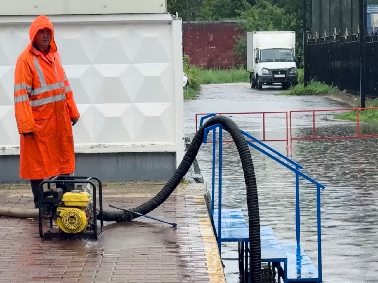 раменский, непогода, дождь, устранение последствий,