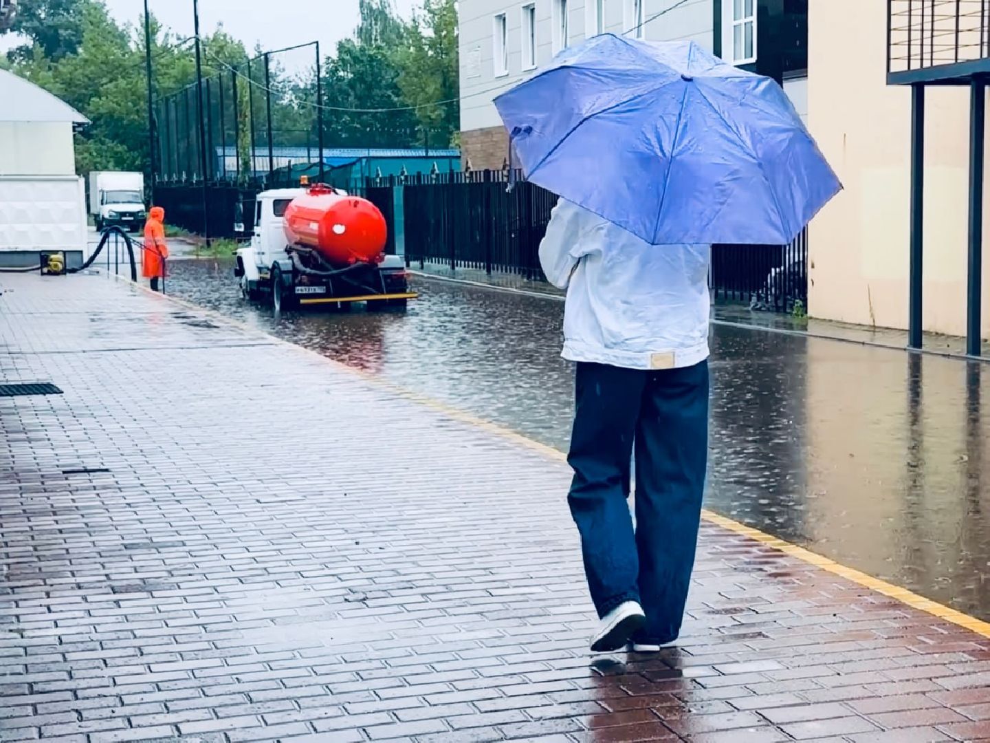 раменский, непогода, дождь, устранение последствий,