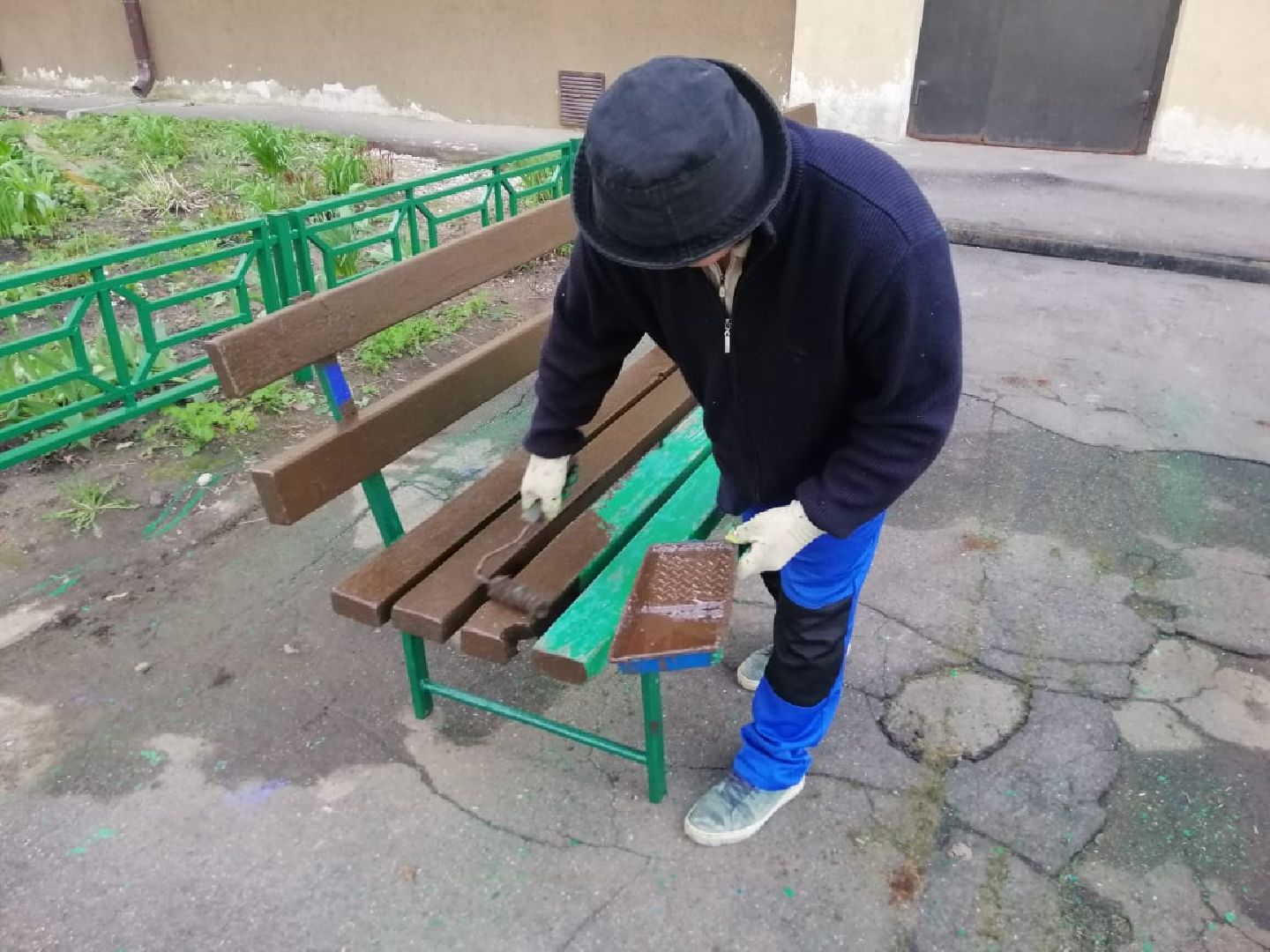 городской округ восход, жкх, благоустройство, покраска лавочек,