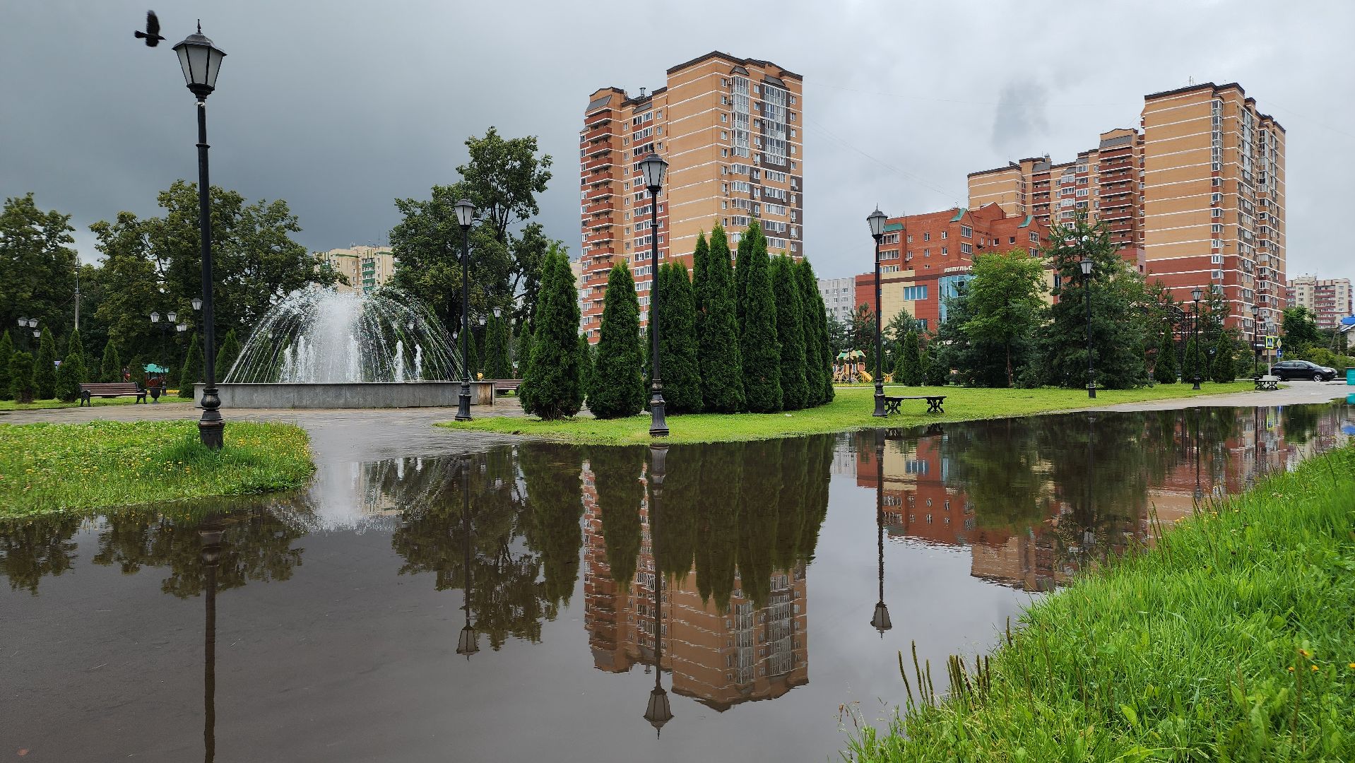 жкх, подтопление дорог, дороги, лосино-петровский,