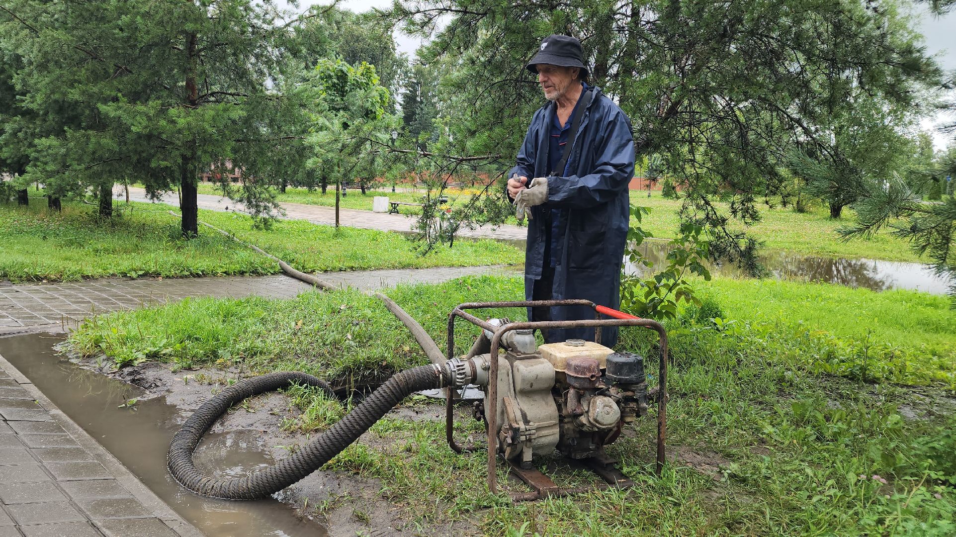 жкх, подтопление дорог, дороги, лосино-петровский,
