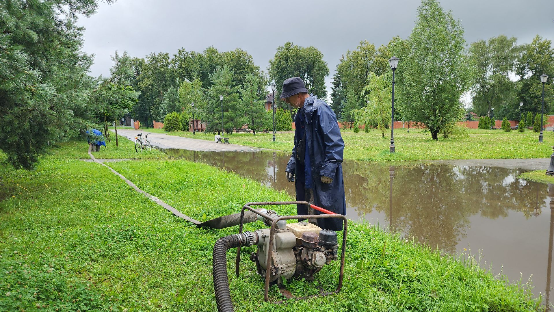 жкх, подтопление дорог, дороги, лосино-петровский,