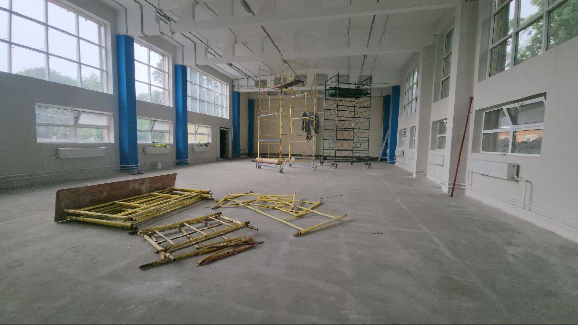 луховицы, капитальный ремонт, капитальный ремонт школы, фруктовская школа,