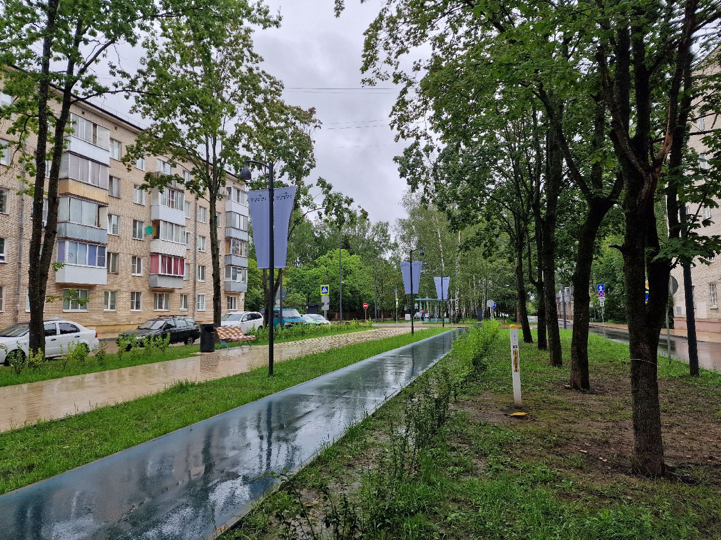 дубна, деньгорода, флаги,