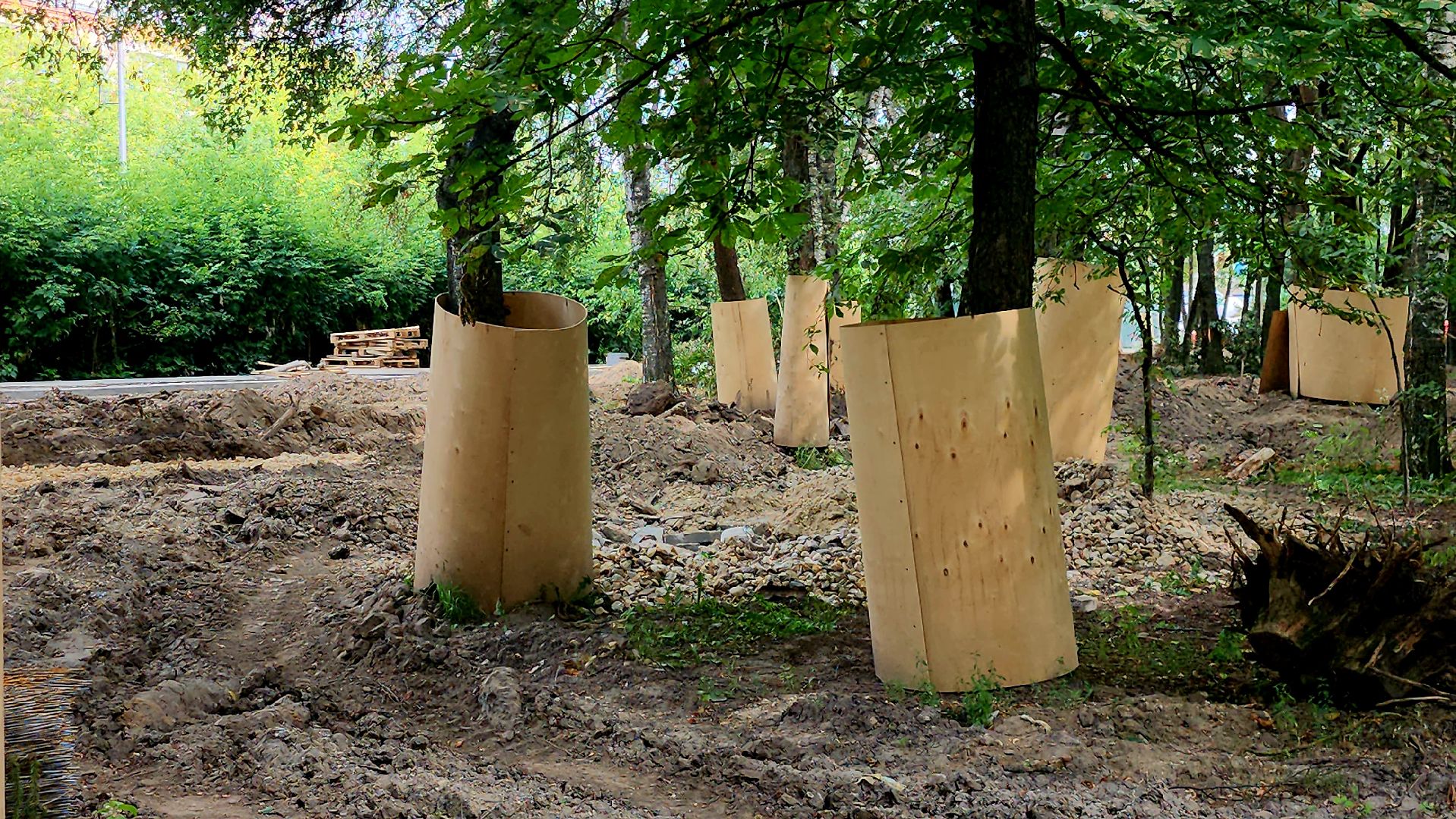 серпухов, подмосковье, капремонт парка, парк питомник,