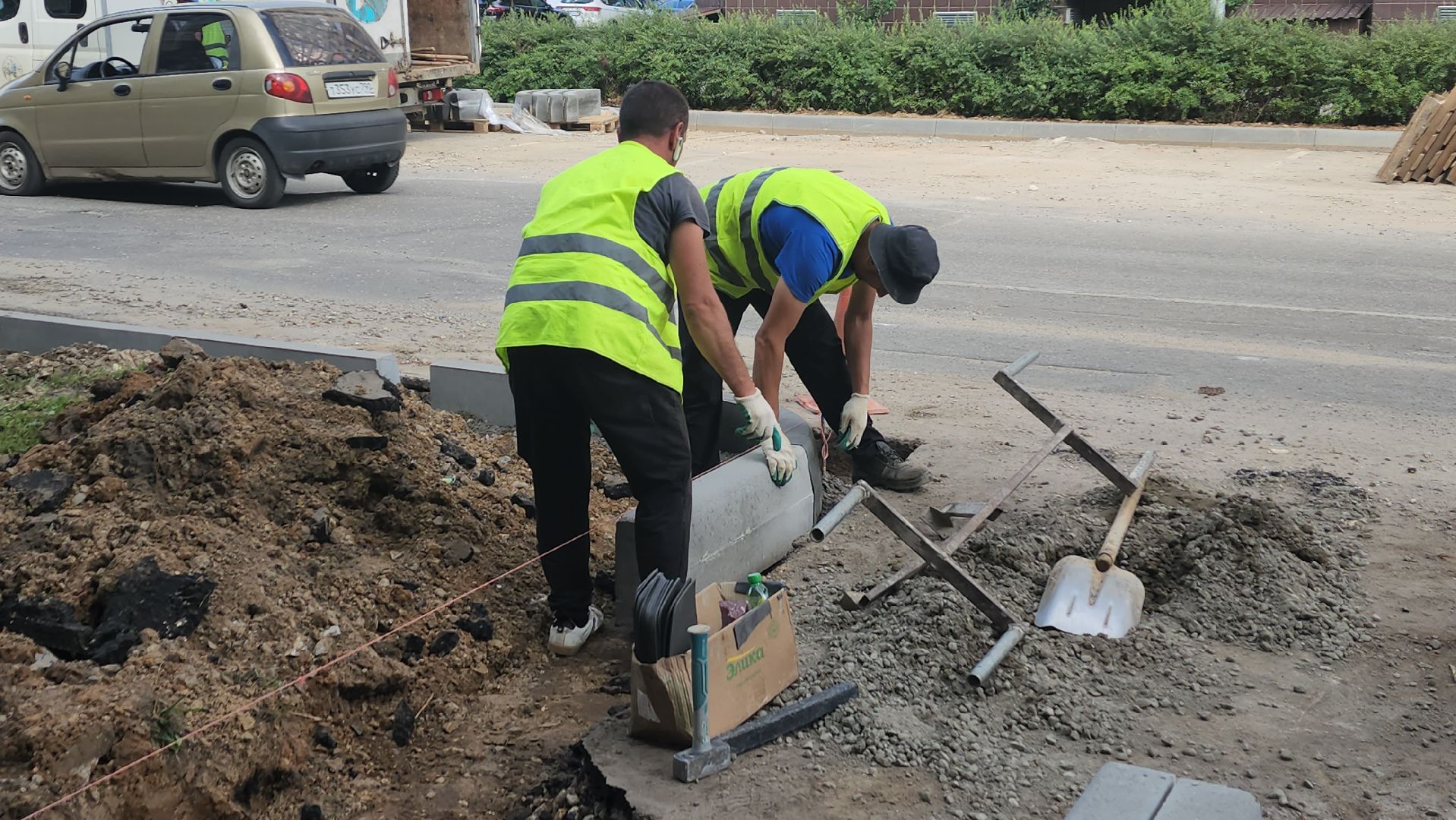 вертикалки, пушкино, новое пушкино,дорожный ремонт, ремонт асфальтового покрытия, бордюры, переход, подрядная организация,программа губернатора мо, президентские проекты,ремонт дороги,