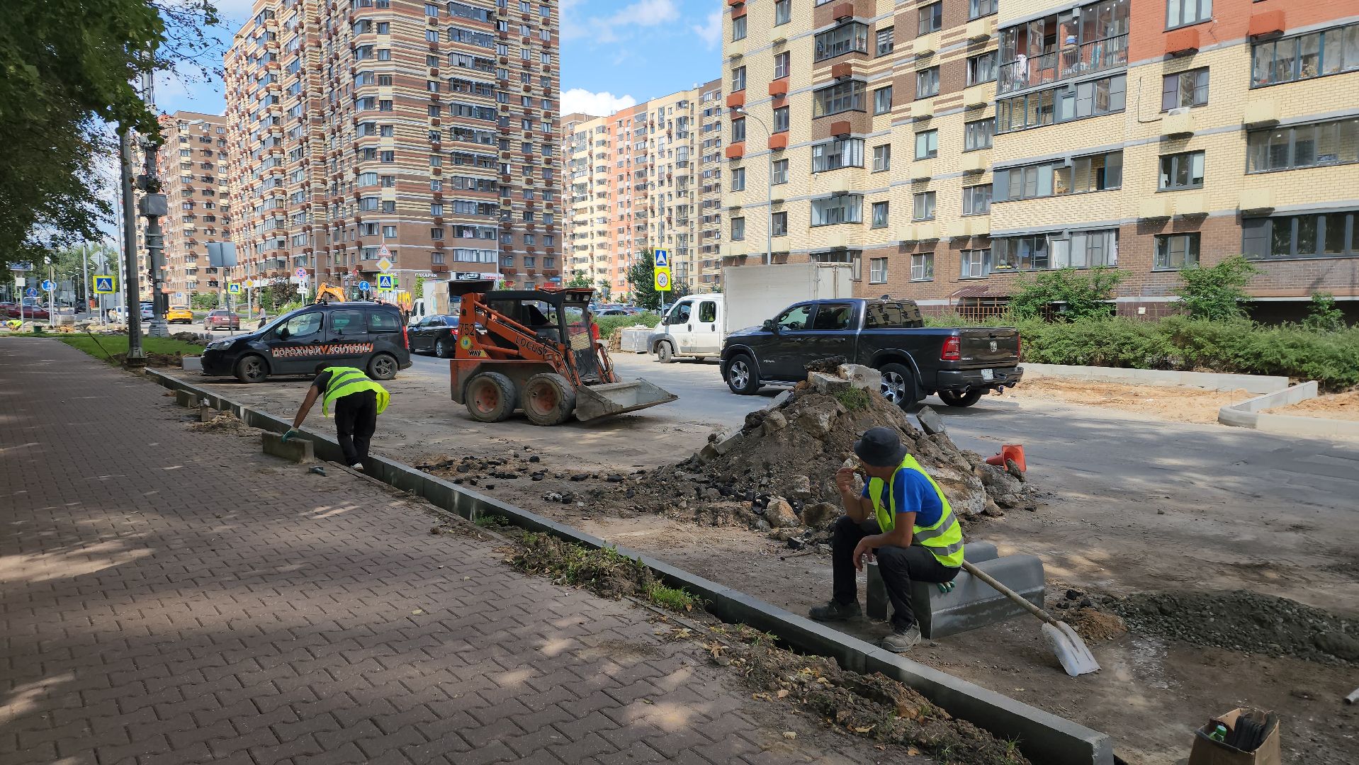 вертикалки, пушкино, новое пушкино,дорожный ремонт, ремонт асфальтового покрытия, бордюры, переход, подрядная организация,программа губернатора мо, президентские проекты,ремонт дороги,