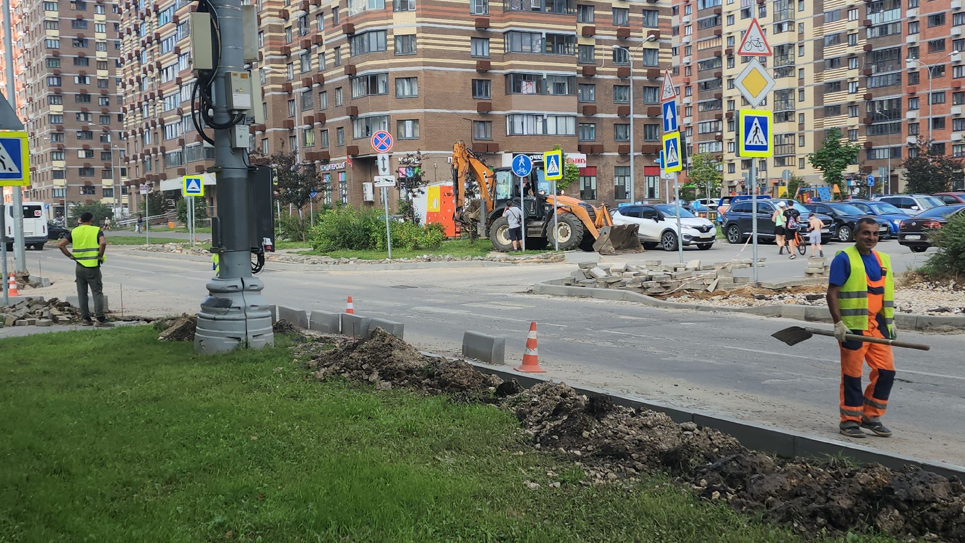 вертикалки, пушкино, новое пушкино,дорожный ремонт, ремонт асфальтового покрытия, бордюры, переход, подрядная организация,программа губернатора мо, президентские проекты,ремонт дороги,