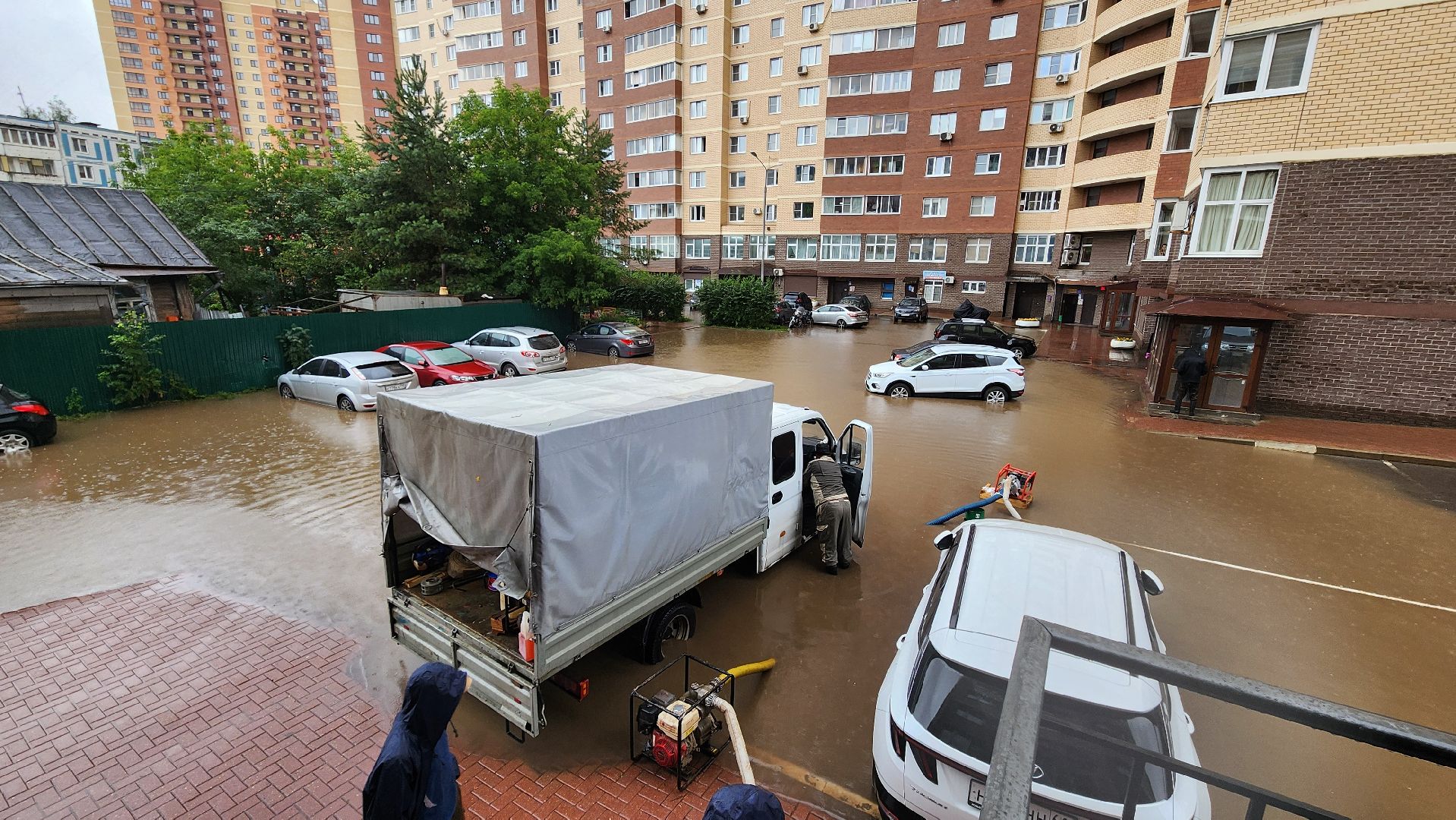 солнечногорск, улица баранова, жкх, ливень,