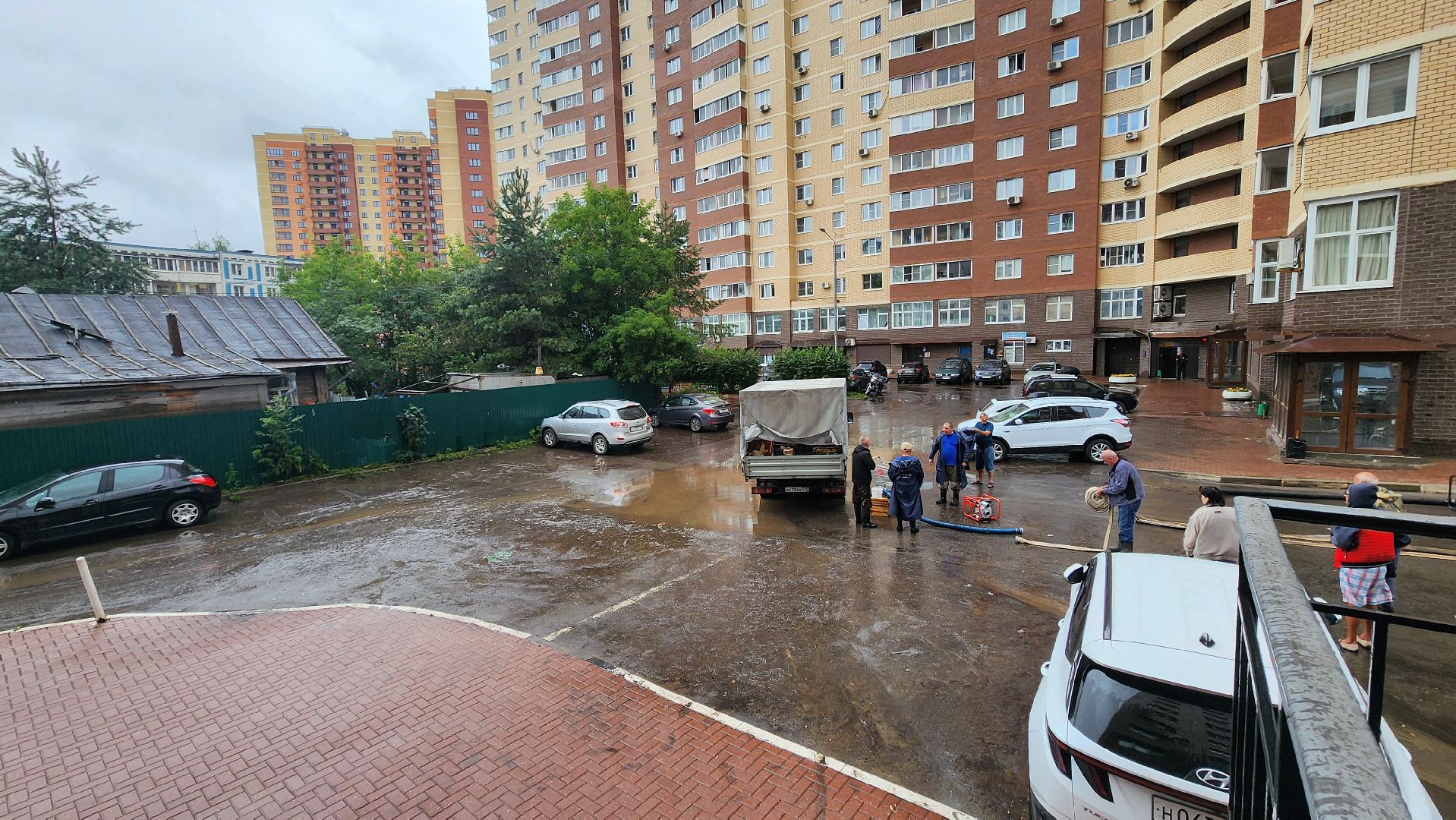 солнечногорск, улица баранова, жкх, ливень,