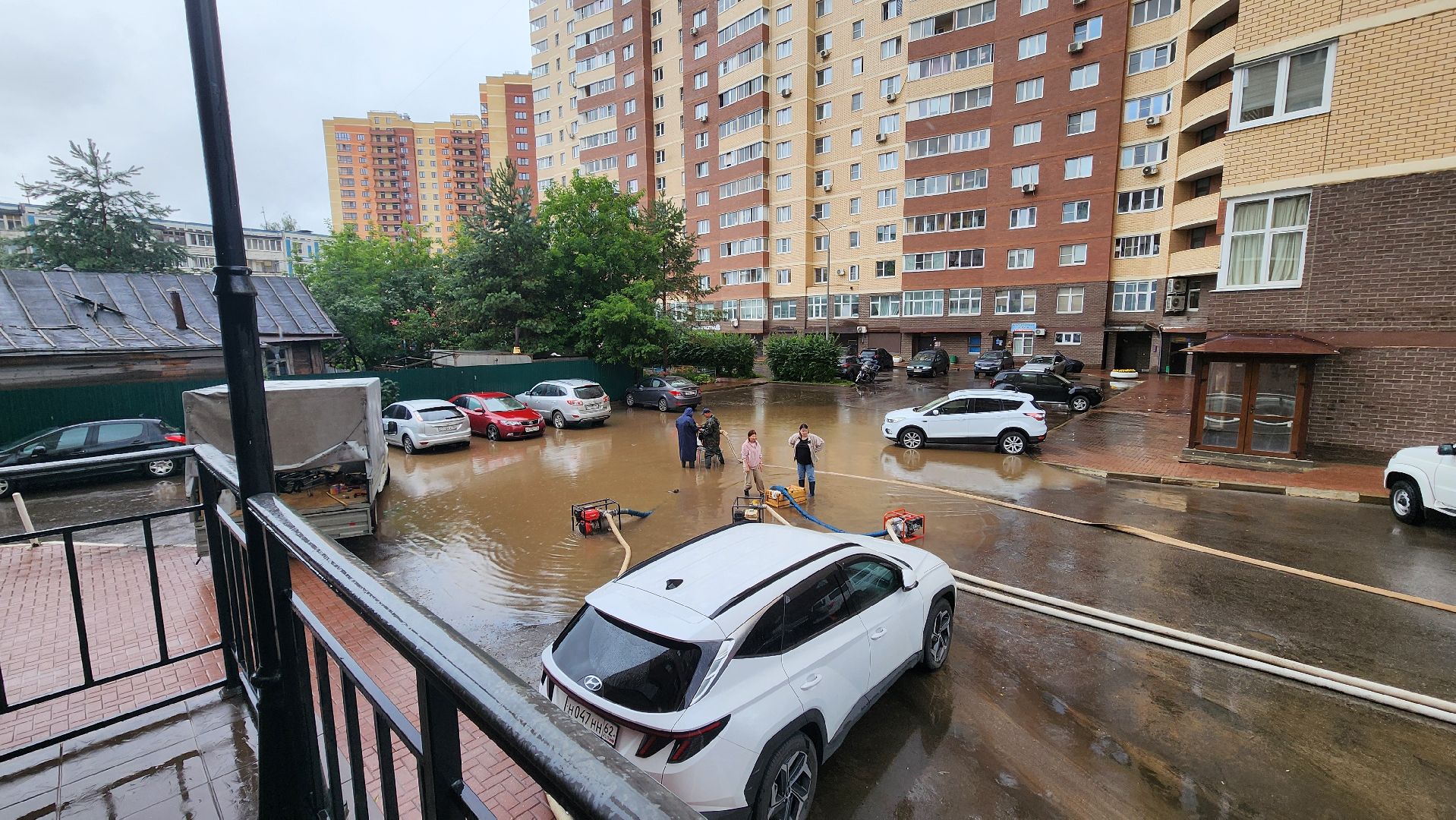солнечногорск, улица баранова, жкх, ливень,