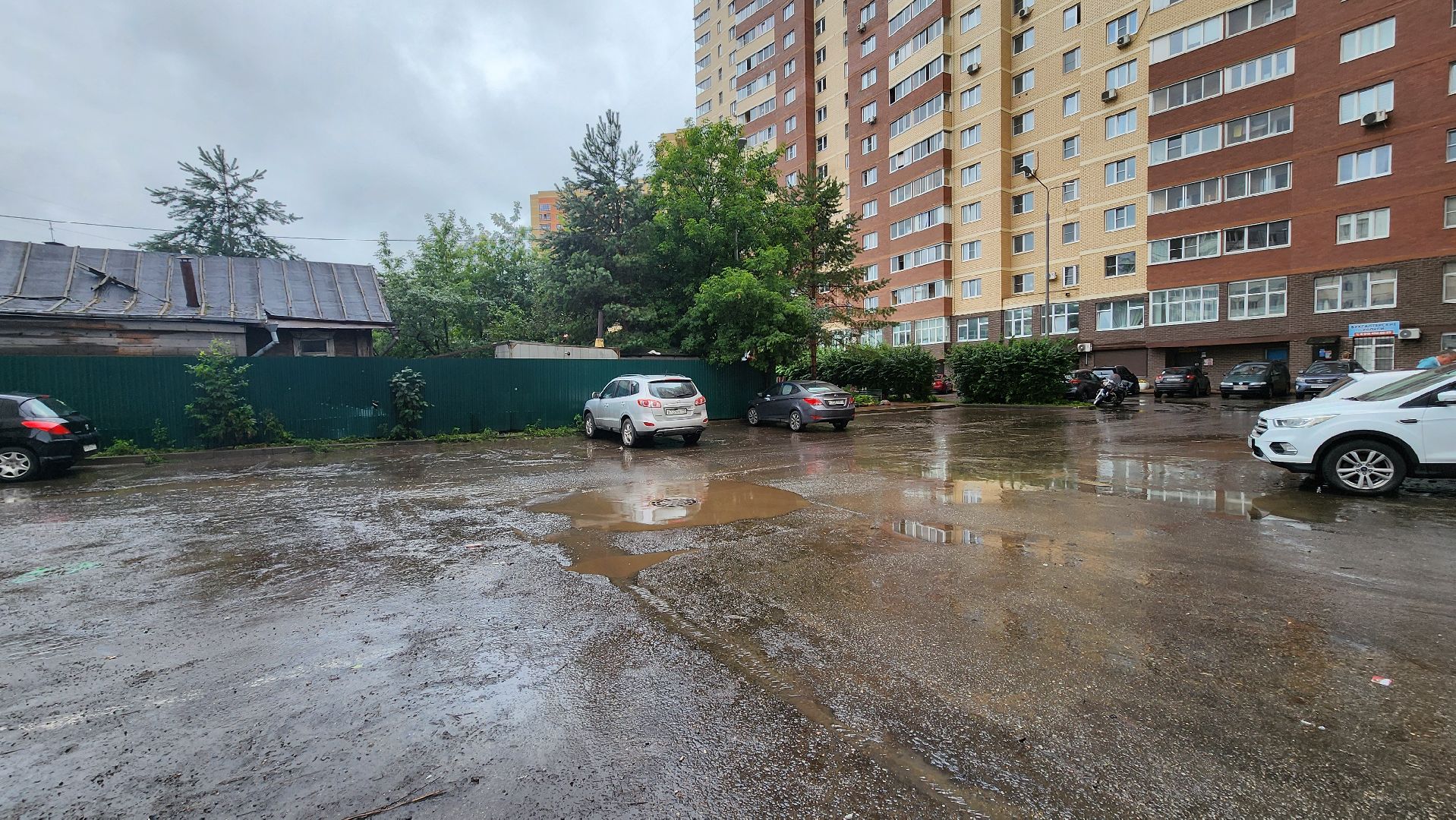 солнечногорск, улица баранова, жкх, ливень,