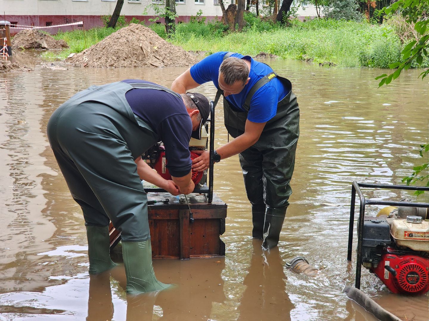 солнечногорск, ливень, авария, жители ,