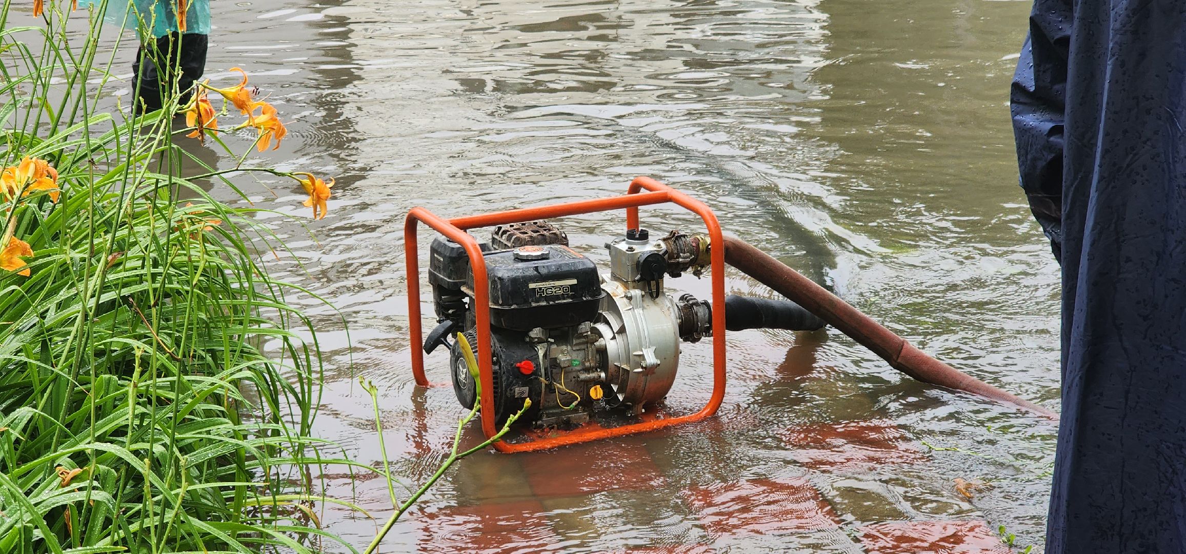 долгопрудный, аномальный ливень, помпа, мбу благоустройство,
