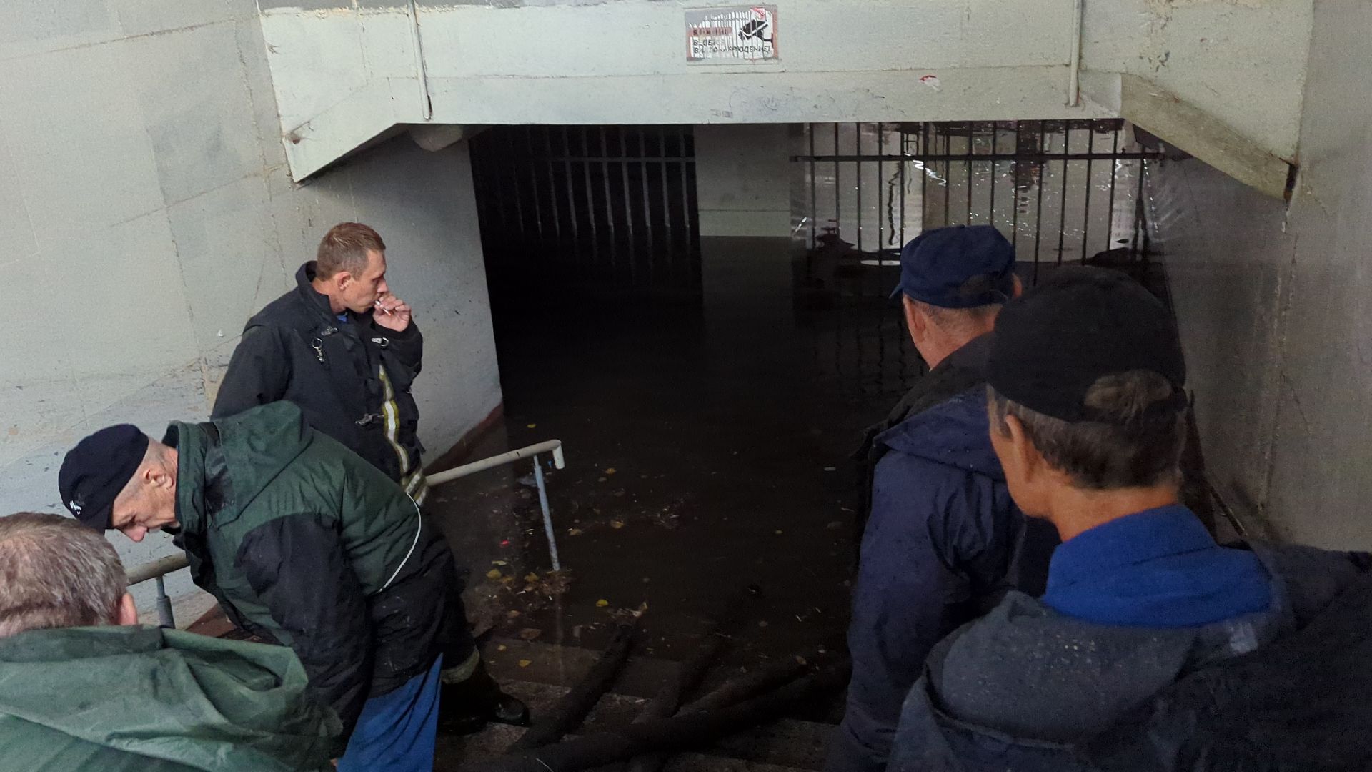 чп, красногорск, павшино, подземный пешеходный переход, мцд павшино, наводнение,