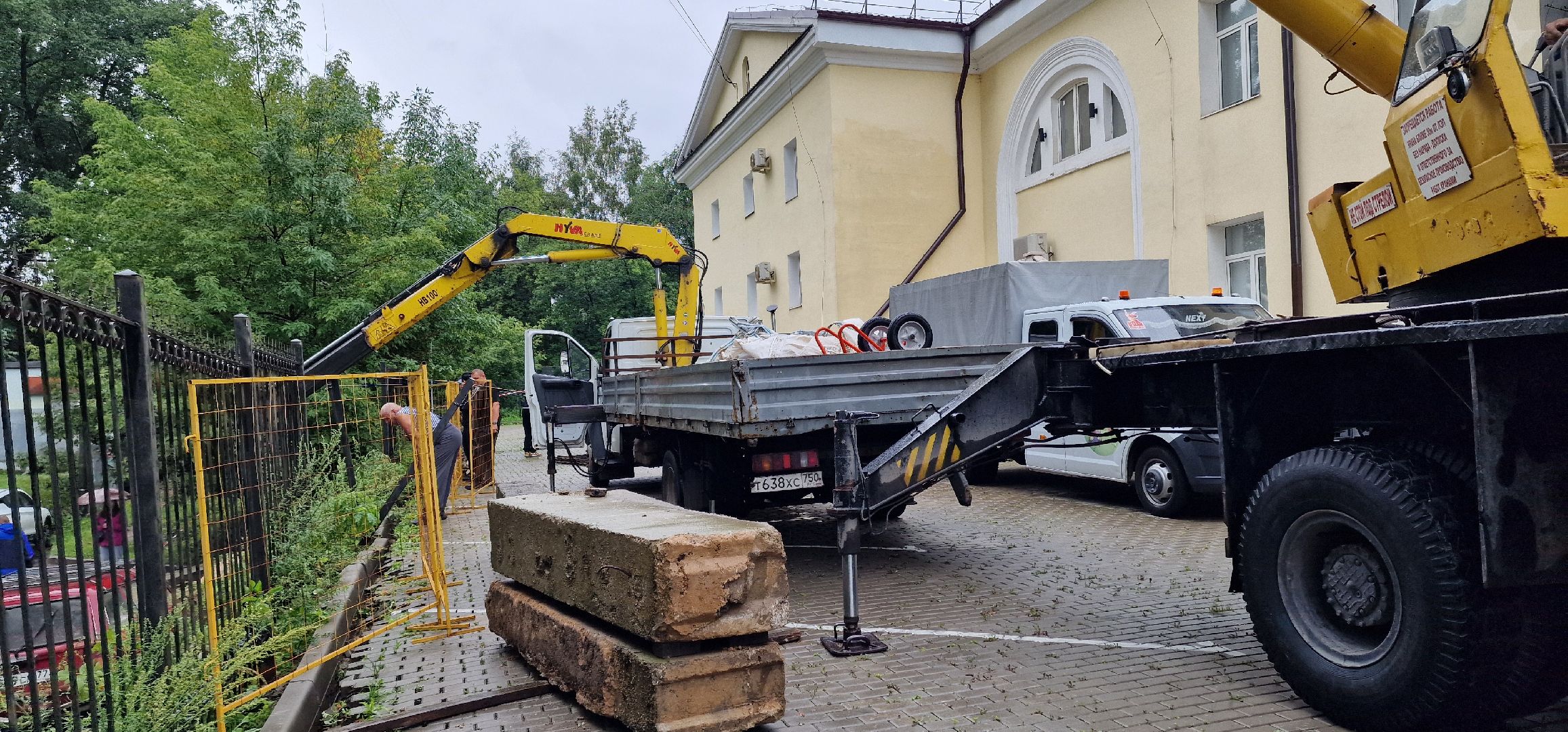 ЧП Балашиха, бетонные плиты у дк кучино,