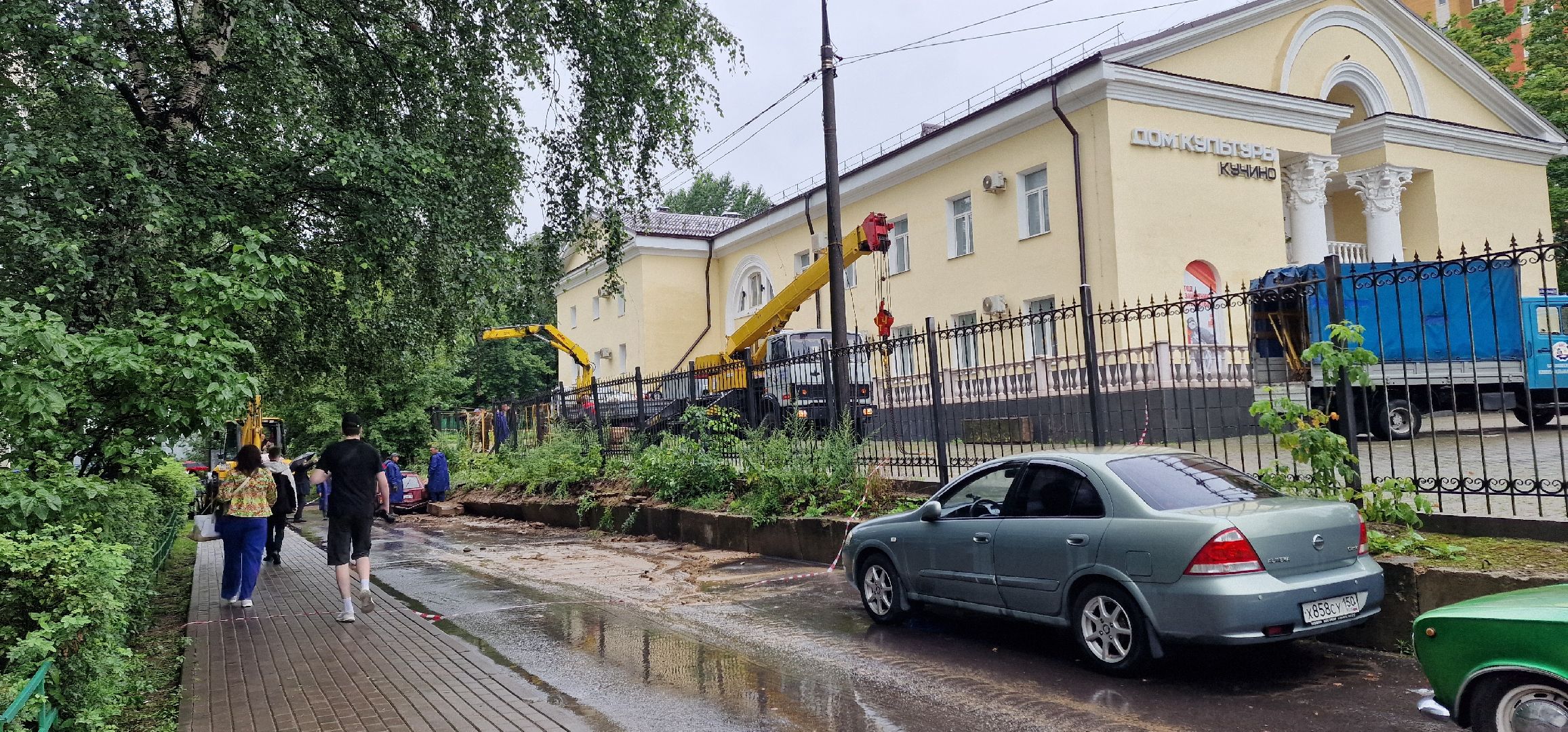 ЧП Балашиха, бетонные плиты у дк кучино,