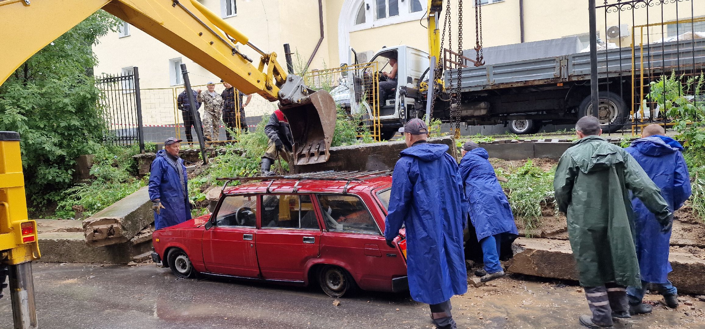 ЧП Балашиха, бетонные плиты у дк кучино,