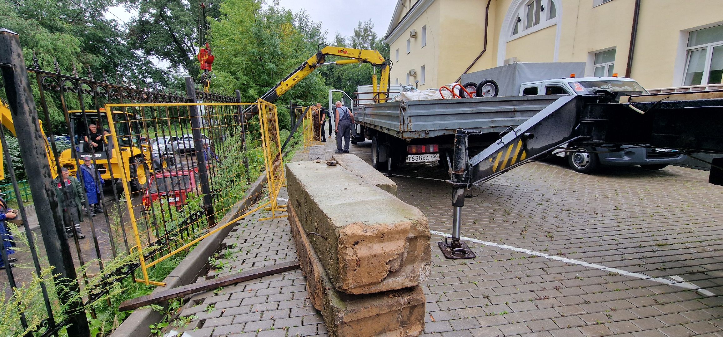 ЧП Балашиха, бетонные плиты у дк кучино,