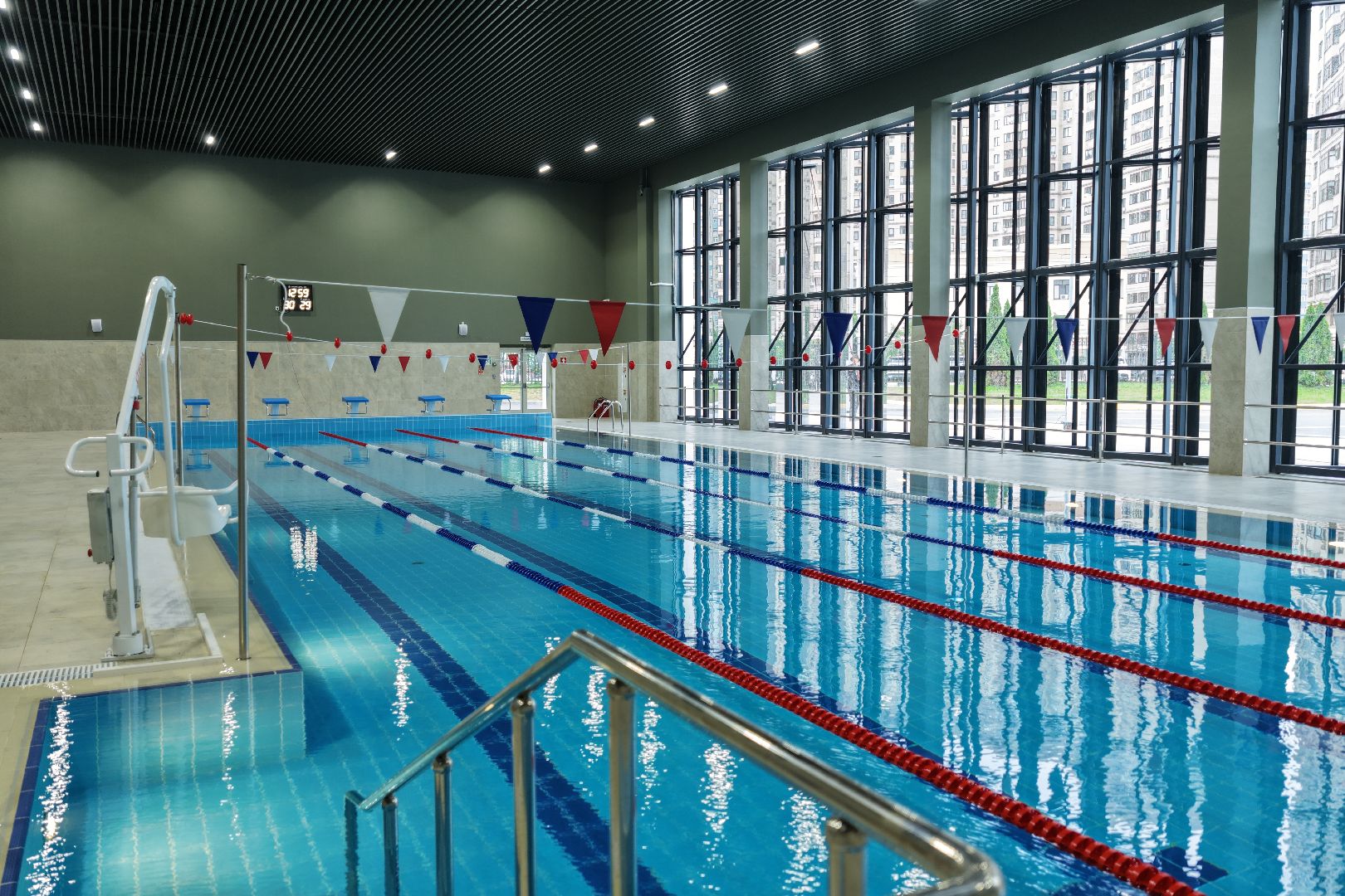 видео с коптера, новый фок в раменском, бадминтонный центр, бассейн в раменском,