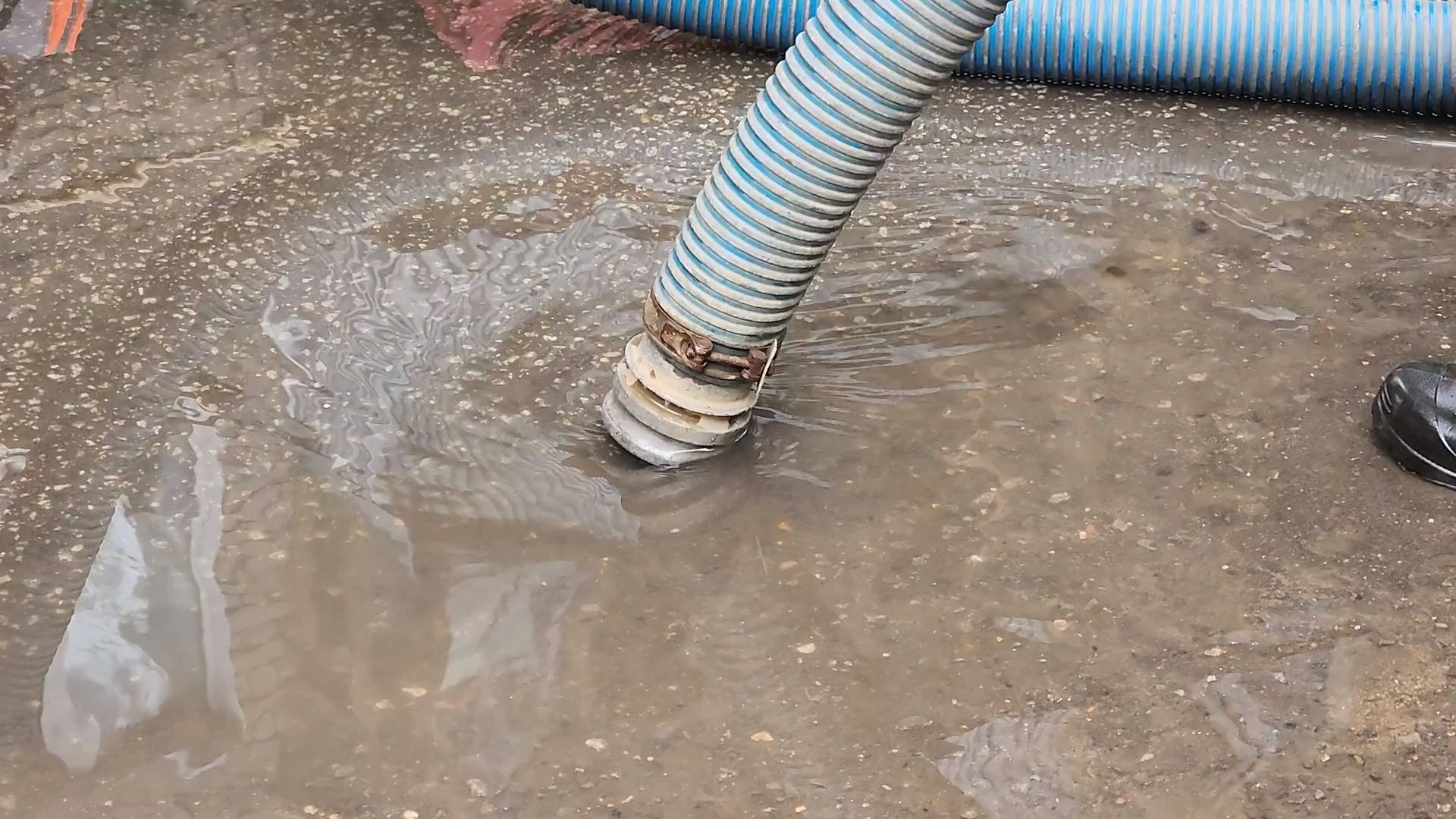 королёв, благоустройство, последствия дождя, откачка воды на улицах округа,