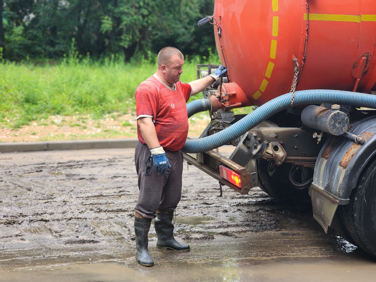 королёв,  устранение затопления, благоустройство , автобытдор, водоканал,
