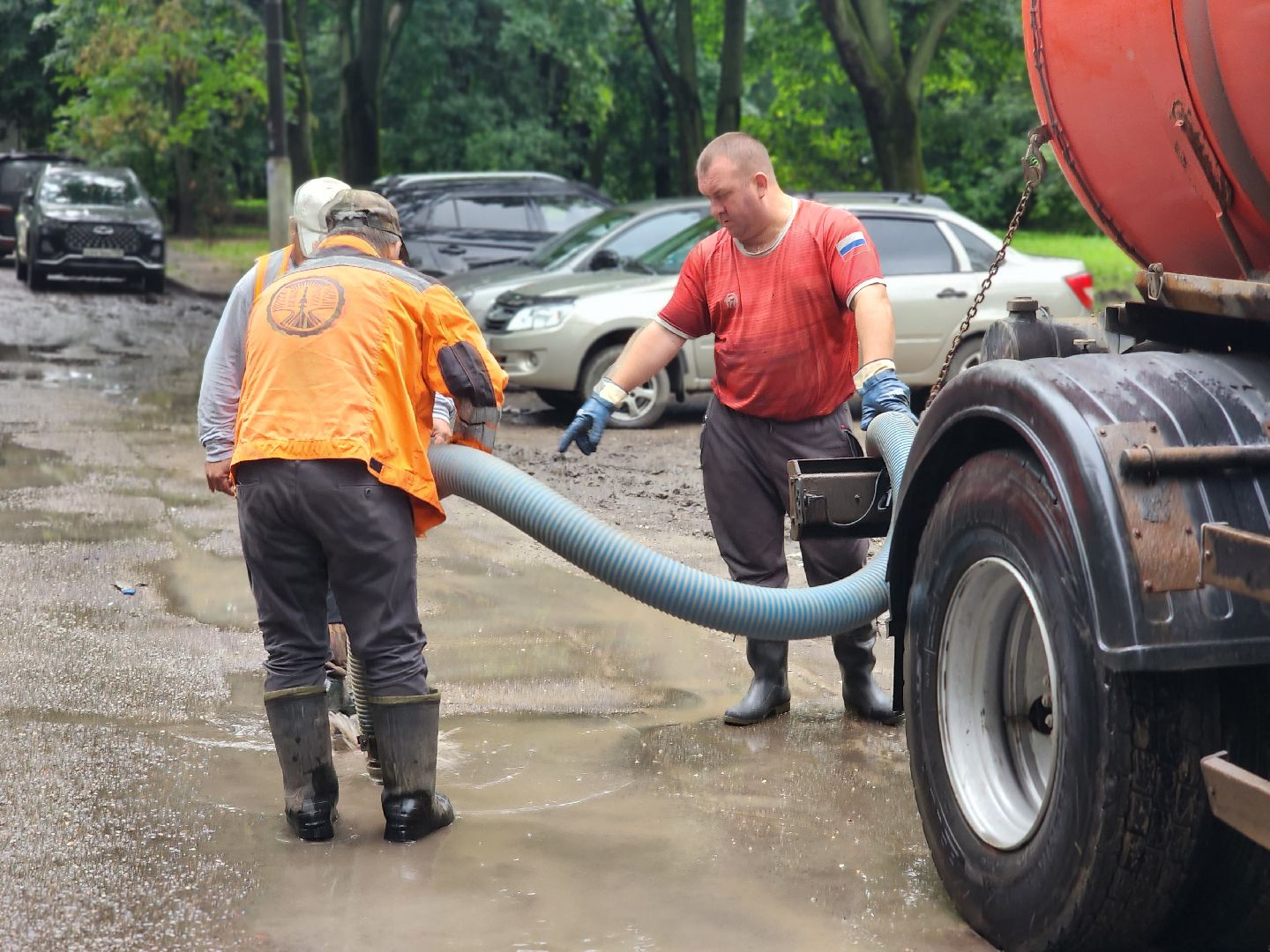 королёв,  устранение затопления, благоустройство , автобытдор, водоканал,
