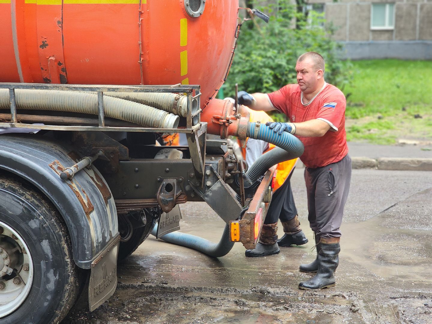королёв,  устранение затопления, благоустройство , автобытдор, водоканал,