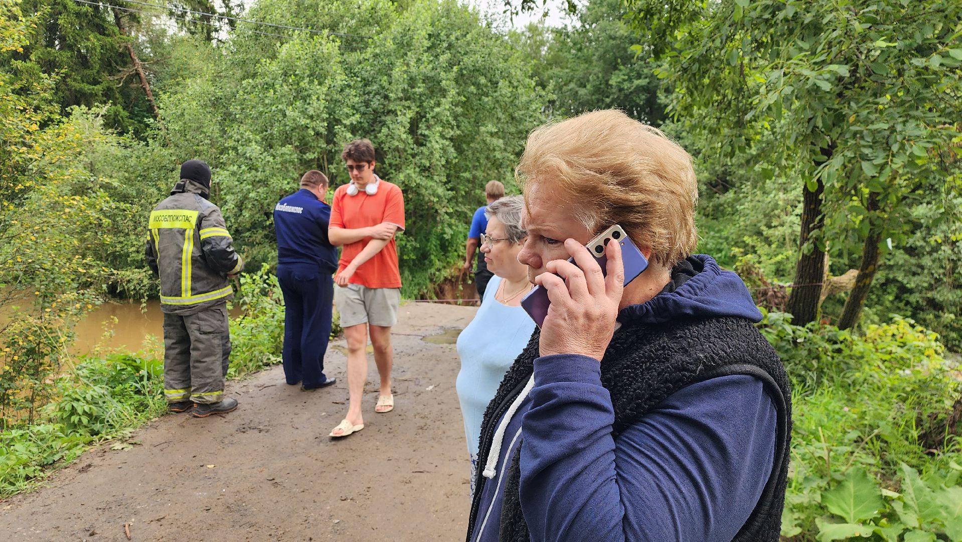 истра, мост, подтопление территории,