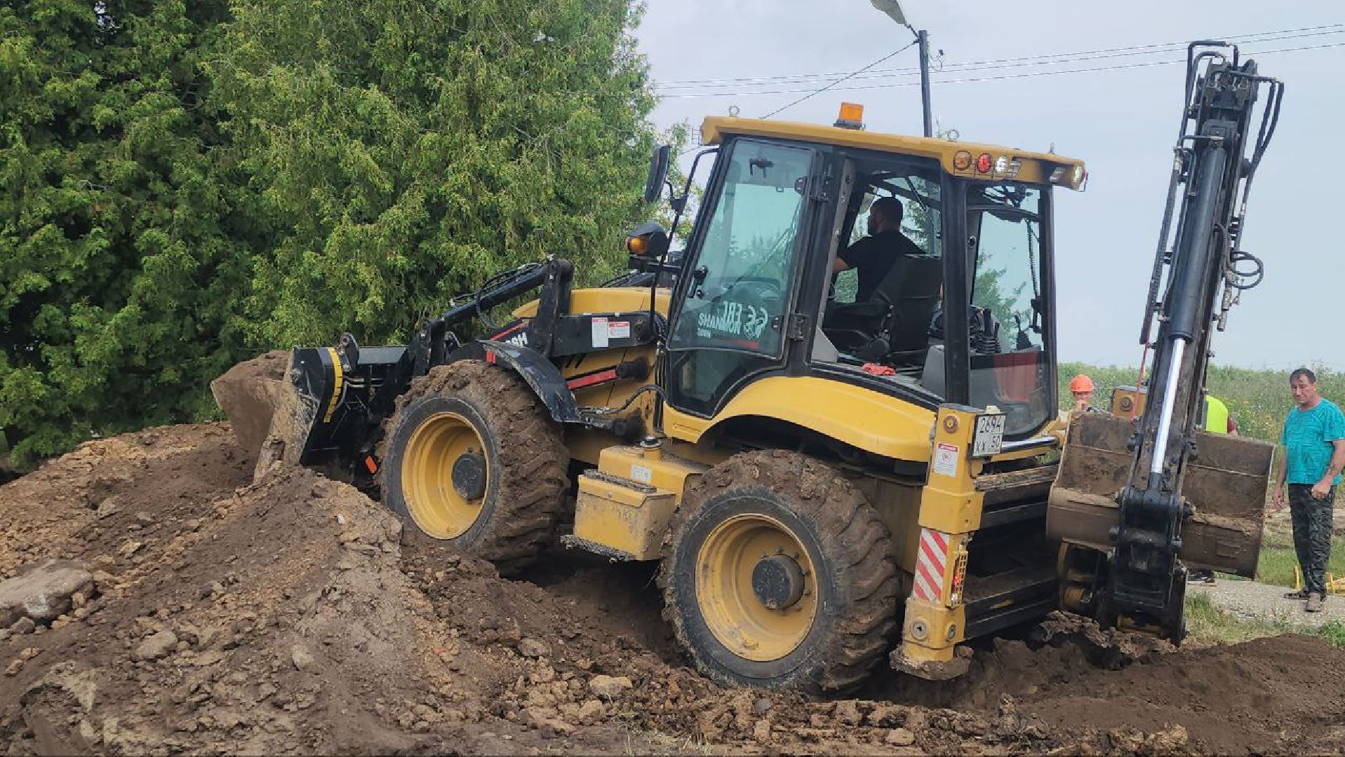 Павловское #ЗаменаТрубопровода #КоммунальныеРаботы #Теплотрасса #Инфраструктура #Строительство,