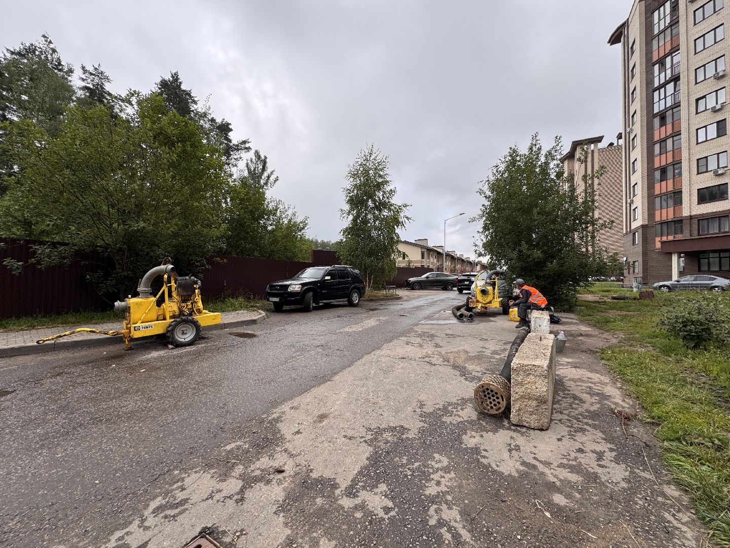 гусарская баллада, Подтопление в гусарке, Одинцово ,