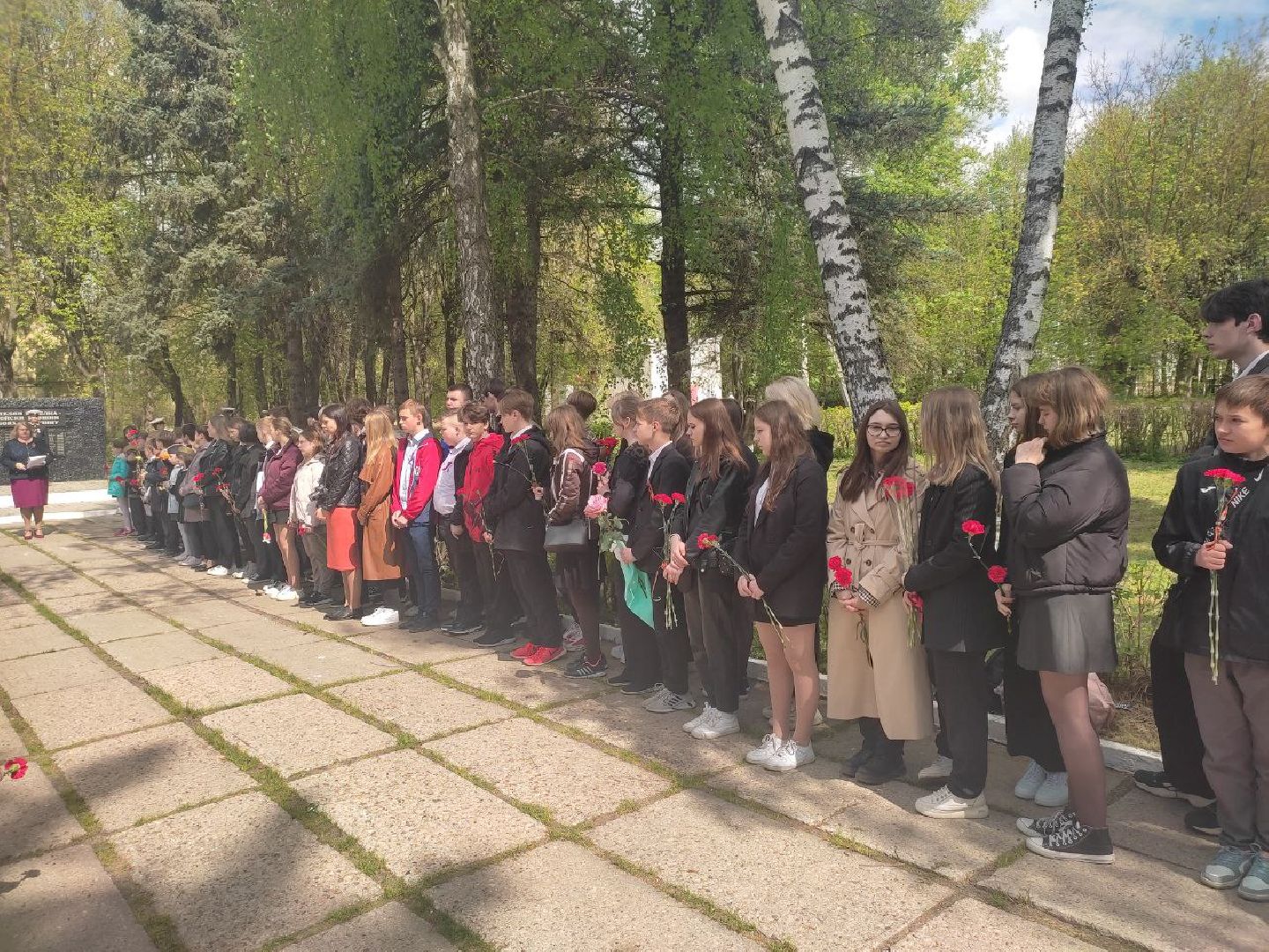 серпухов, день победы, кадетский корпус, школьники, мемориал, улица крюкова, вов,