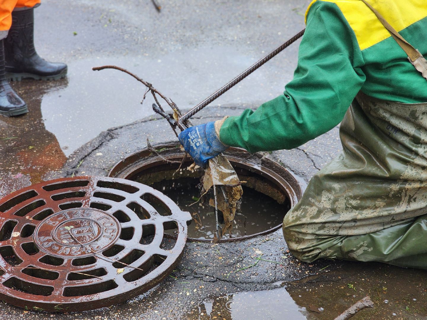 пушкино, откачка воды, работа, коммунальные службы