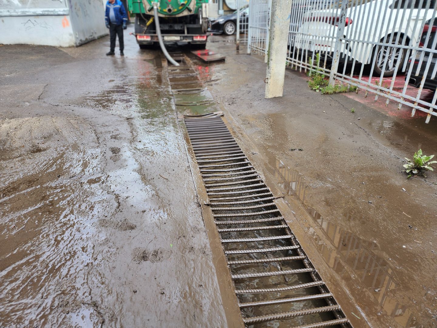 пушкино, откачка воды, работа, коммунальные службы