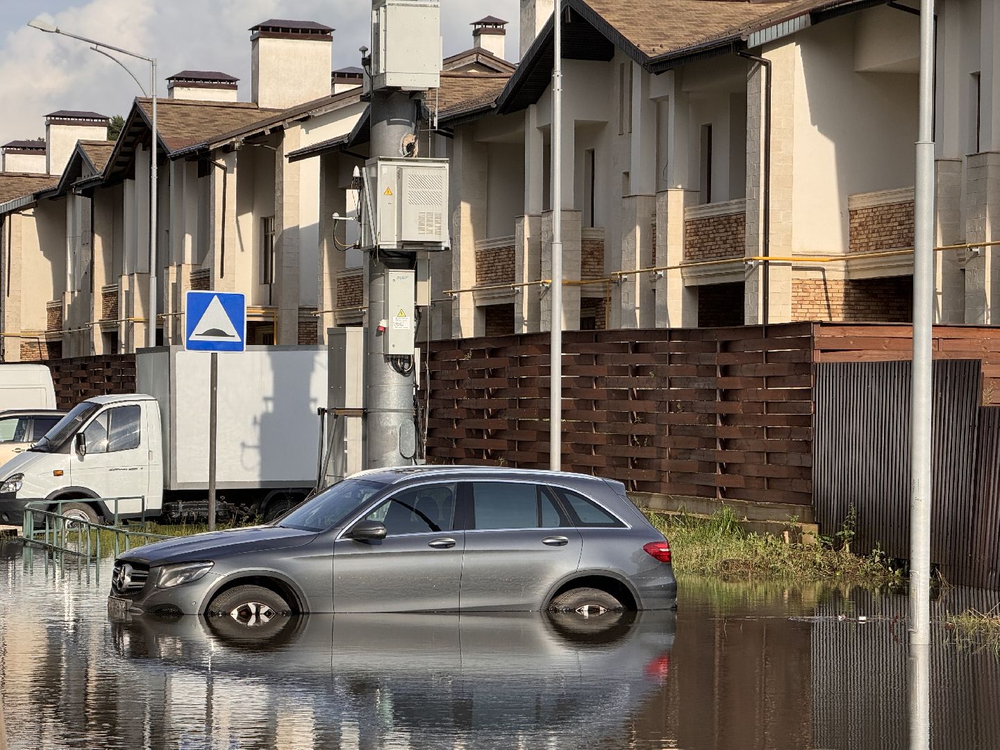 Потоп в Одинцово, Гусарская баллада в воде, Подтопление,