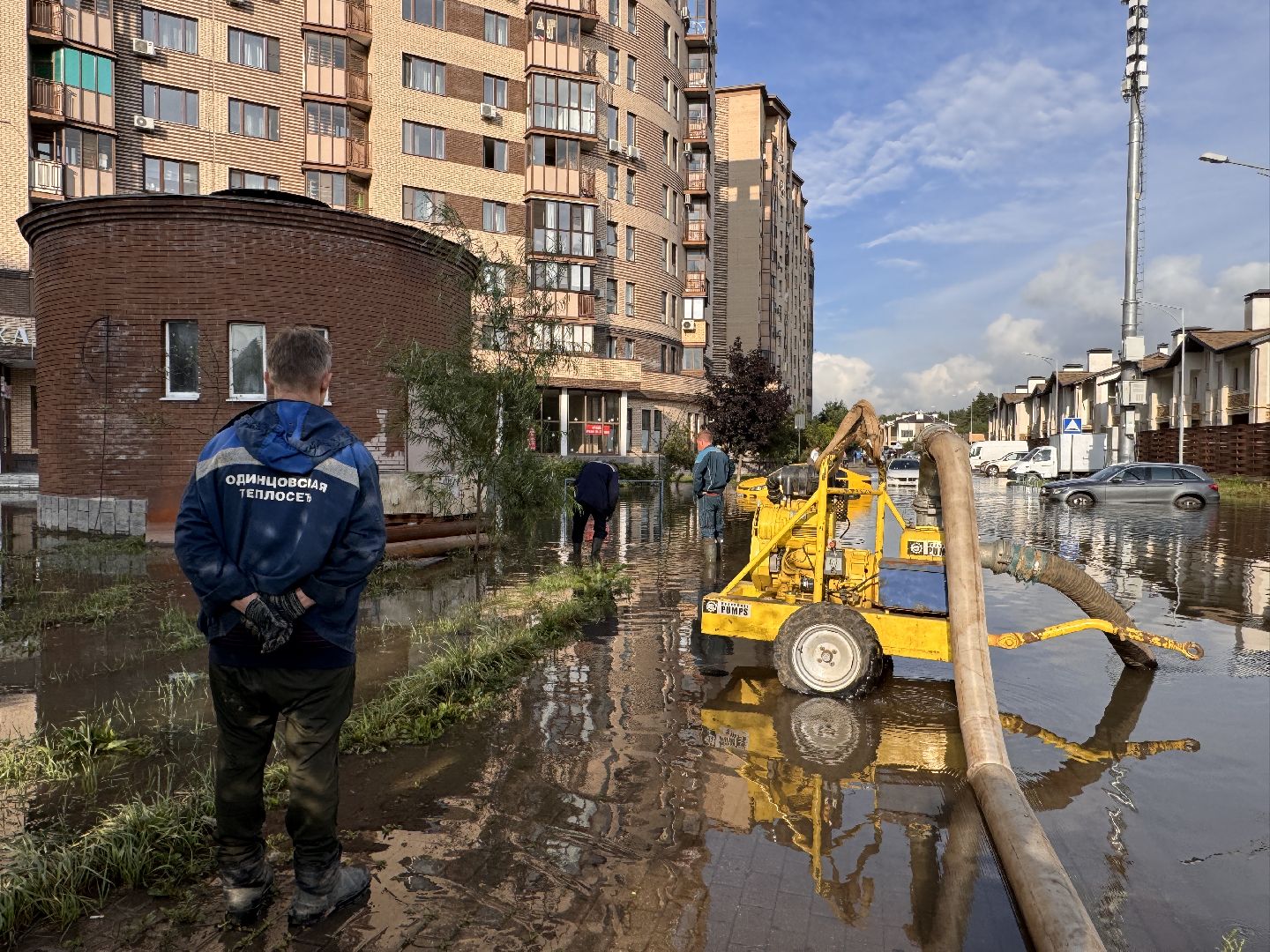 Потоп в Одинцово, Гусарская баллада в воде, Подтопление,
