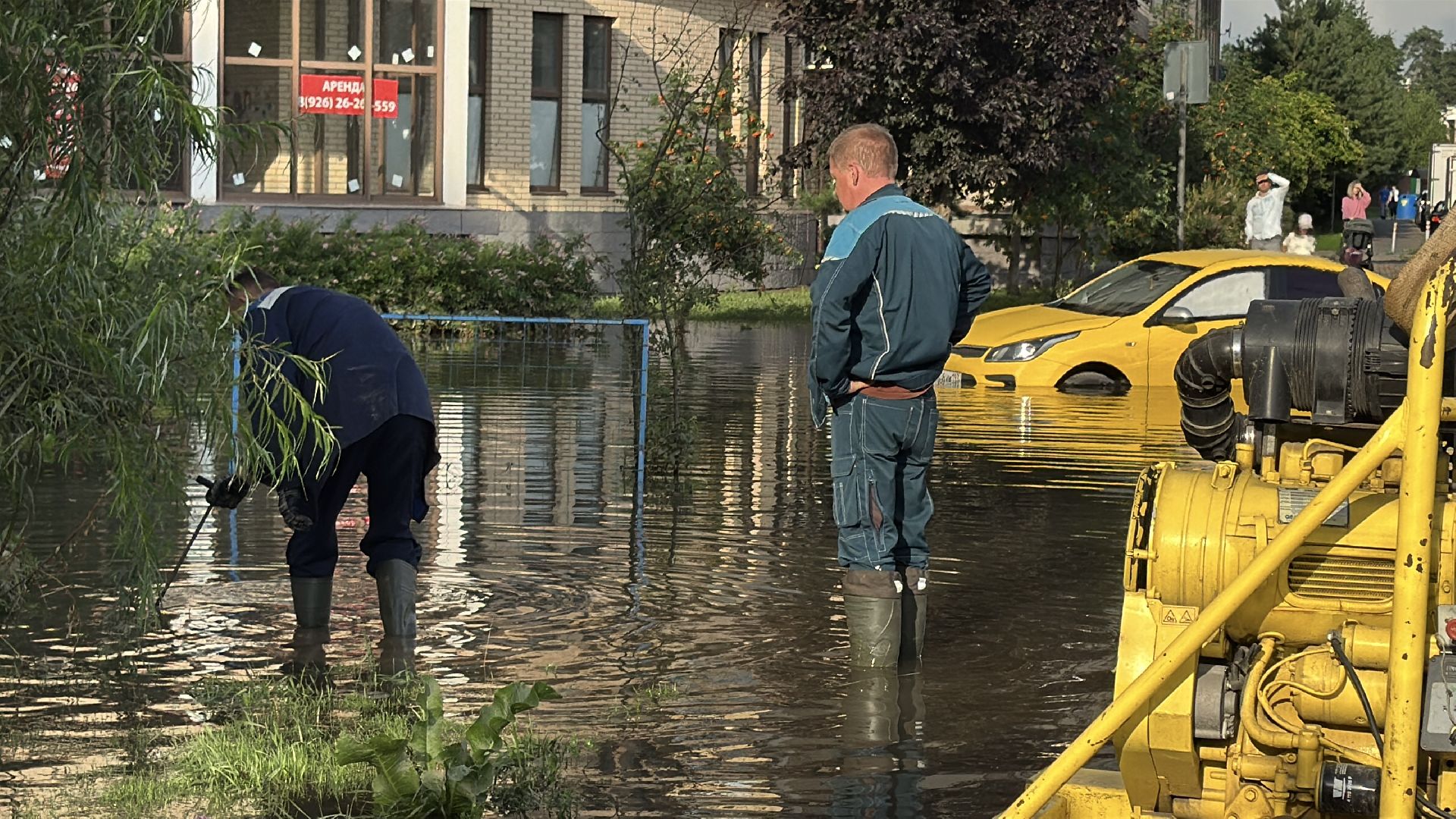 Потоп в Одинцово, Гусарская баллада в воде, Подтопление,