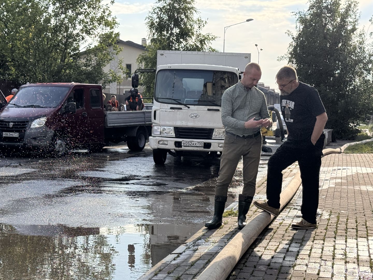 Потоп в Одинцово, Гусарская баллада в воде, Подтопление,