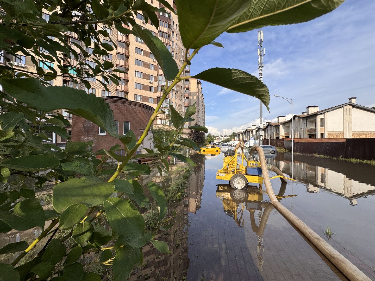 Потоп в Одинцово, Гусарская баллада в воде, Подтопление,