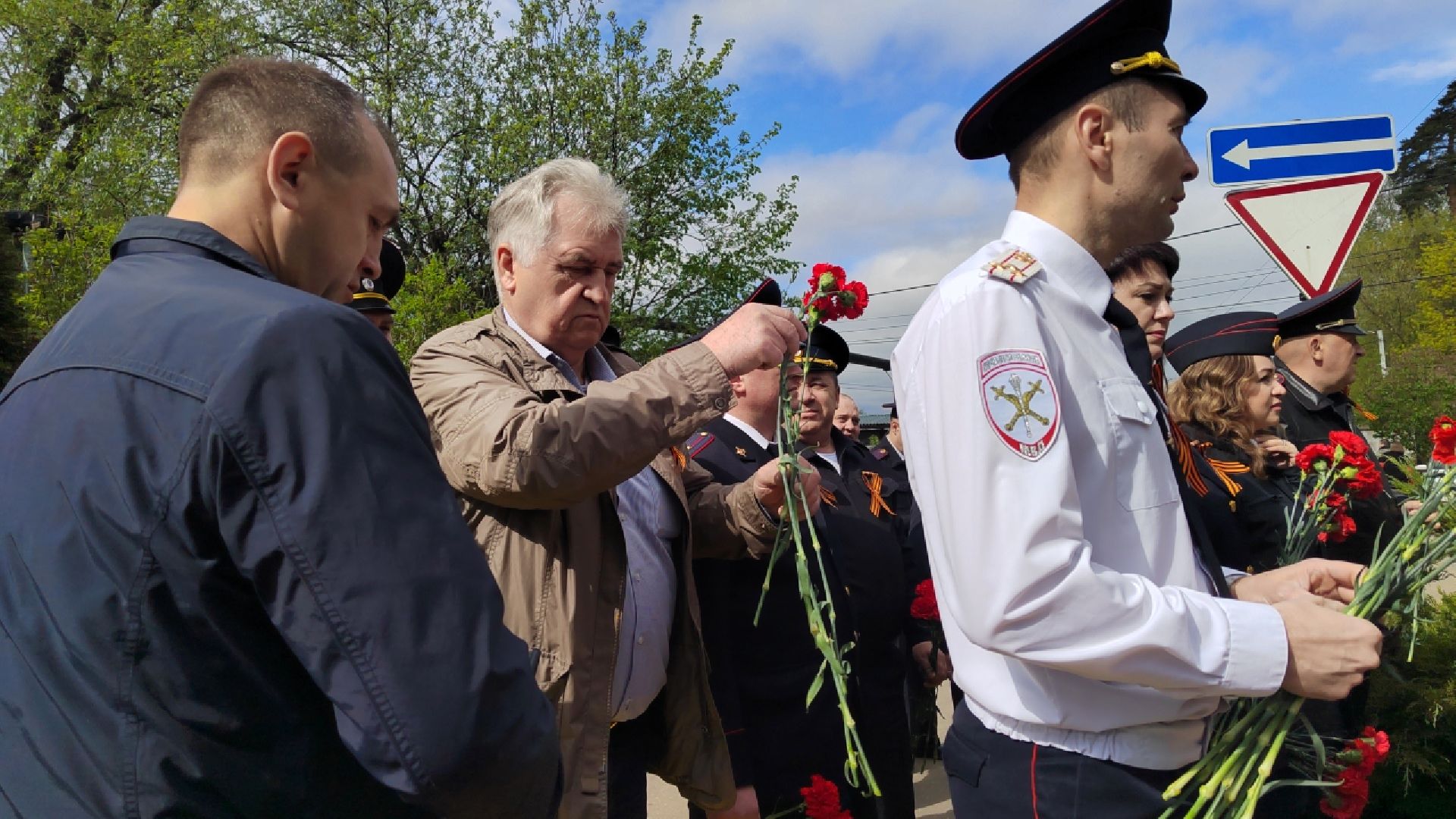 Пушкино, 9 мая, МВД, полиция, служу России, Пушкинский округ, День Победы