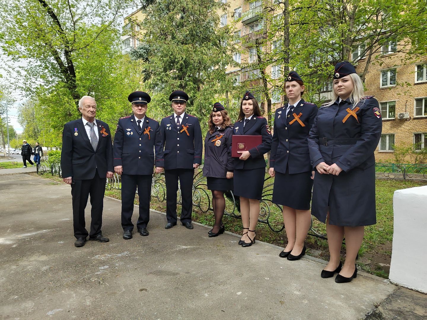 Пушкино, 9 мая, МВД, полиция, служу России, Пушкинский округ, День Победы