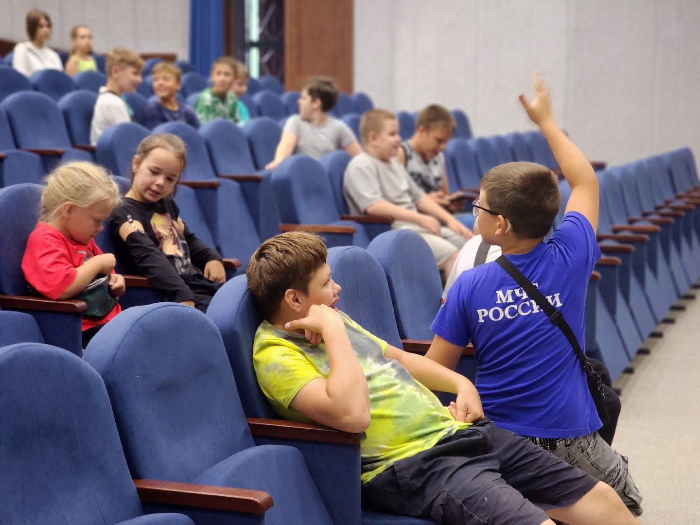 дубна, кино, летний лагерь при школе, кинопоказ, дубна инициатива, глава городского округа, администрация,