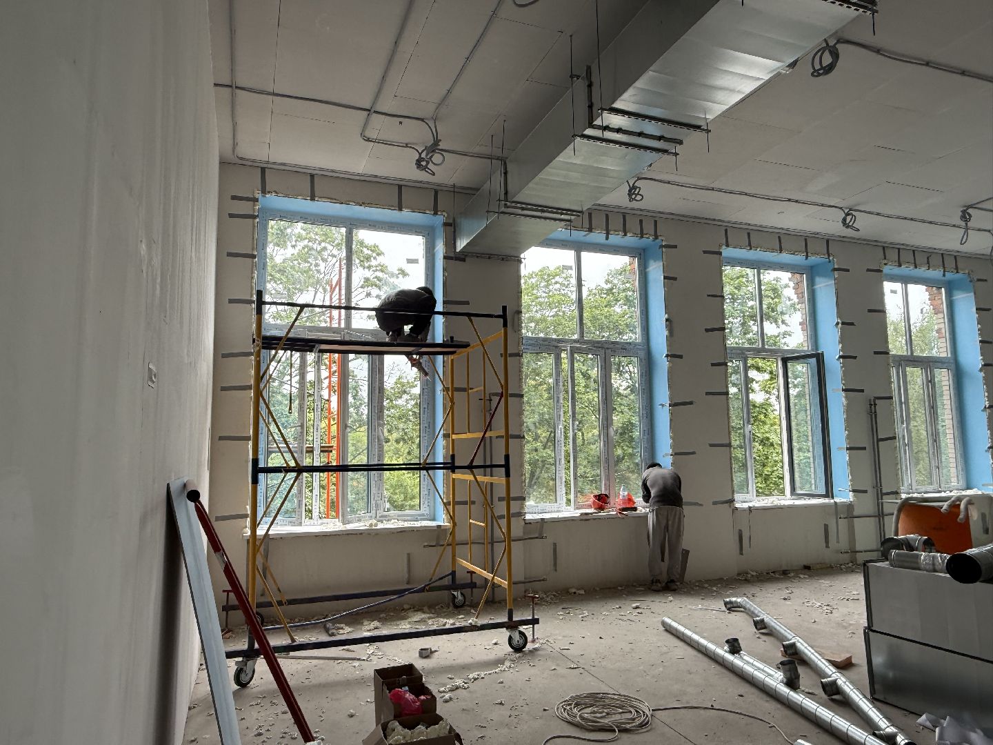 люберцы, гимназия 5, 1 сентября,капитальный  ремонт, глава округа,