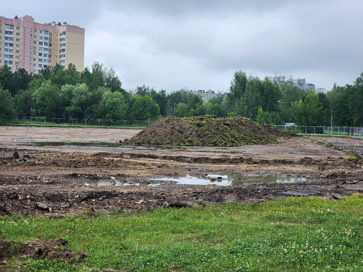 фрязино, спортивная школа, реконструкция стадиона, олимп,