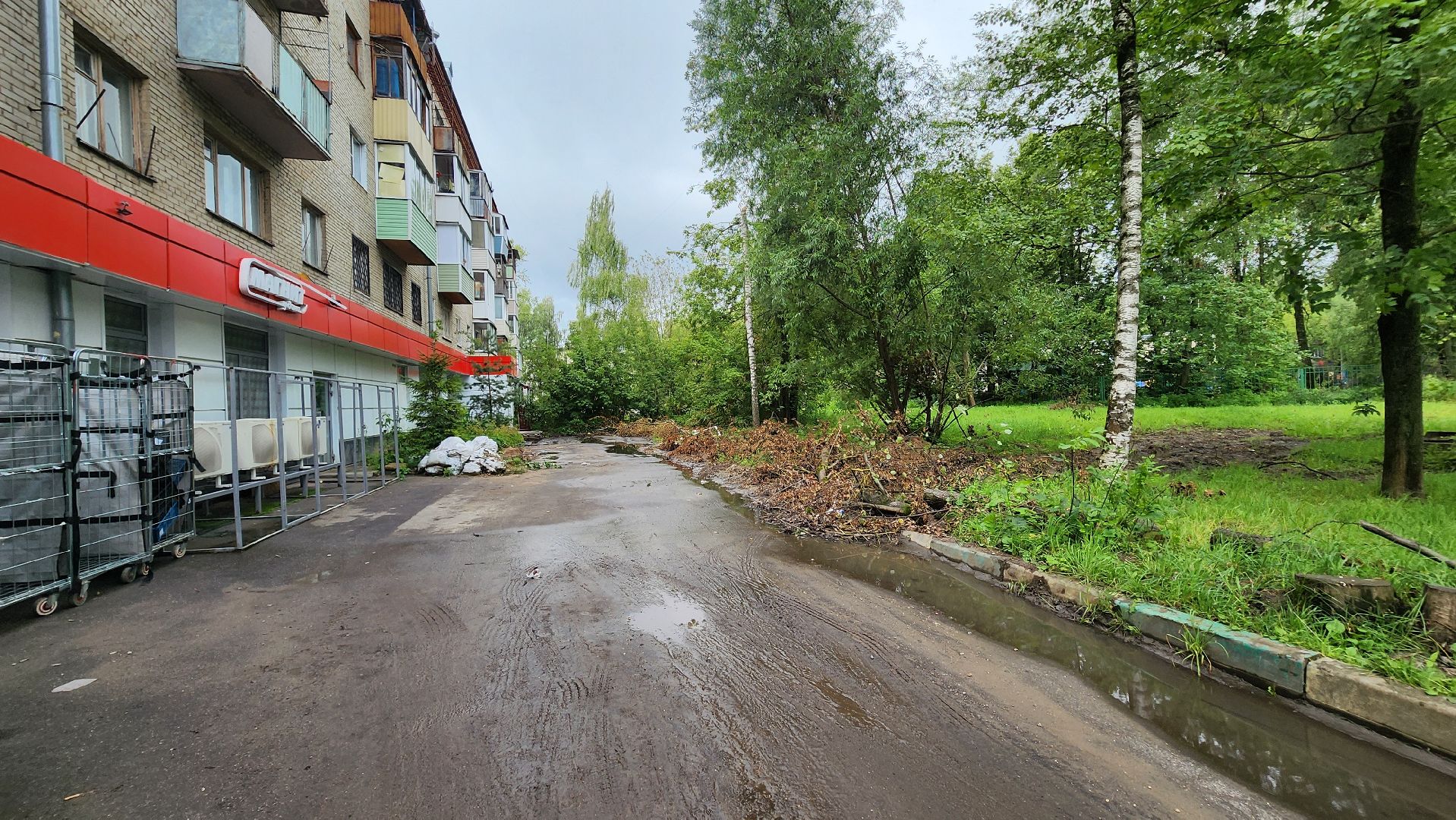 солнечногорск, улица баранова, ливень, жкх,