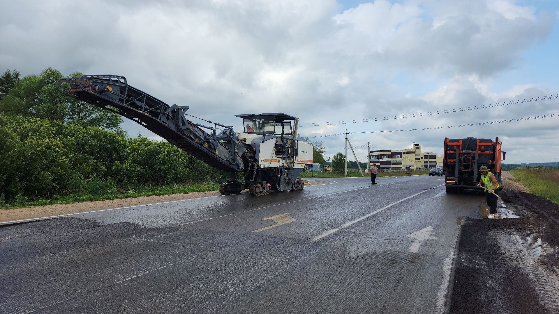 волоколамск,  язвище, ремонт дорог 2025,